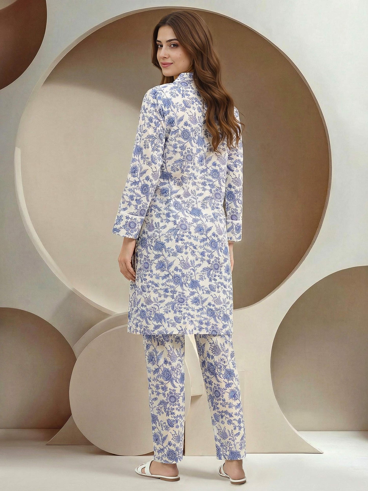 2 Piece Cambric Suit (Pret)