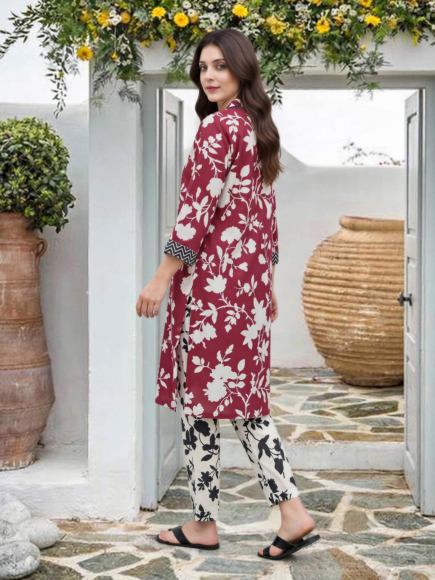 2 Piece Lawn Suit (Pret)