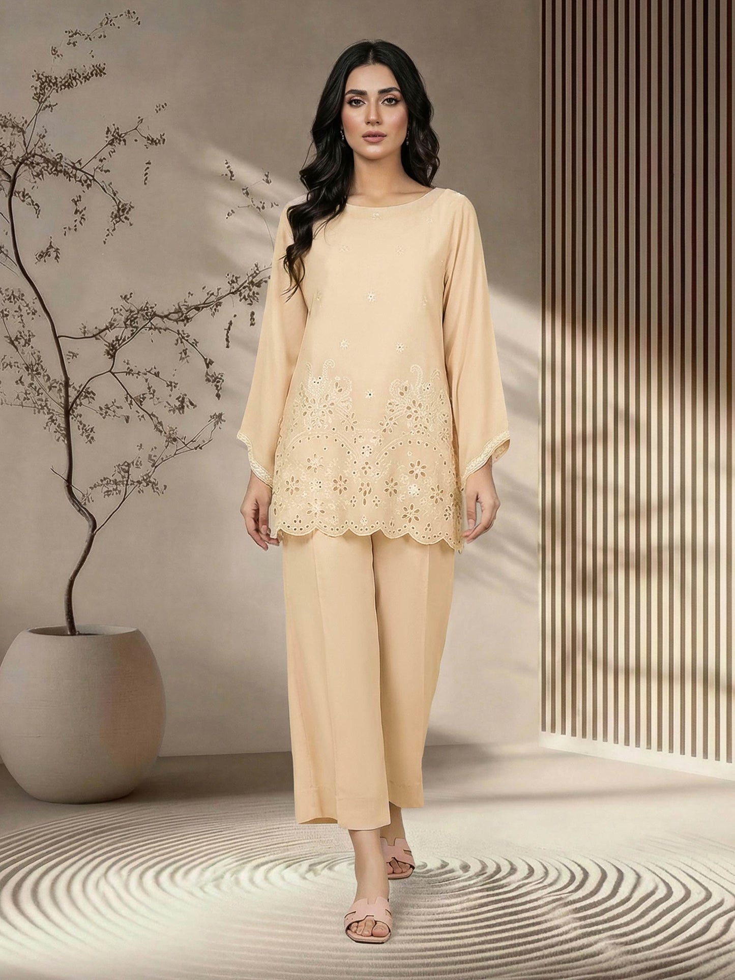 Grip Co-ord set- Embroidered