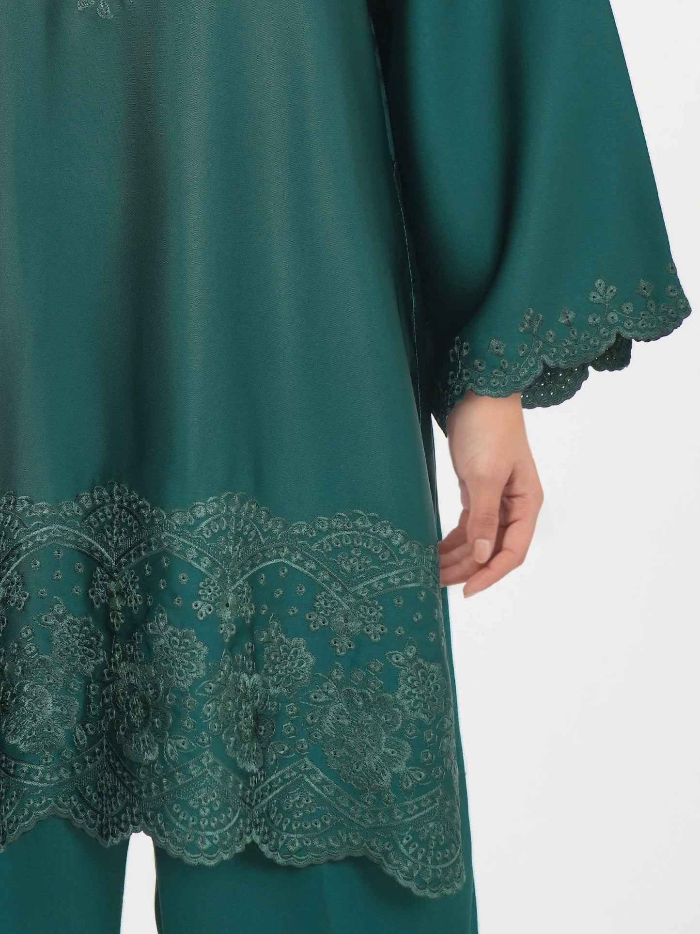 Premium Silk Co-ord set- Embroidered