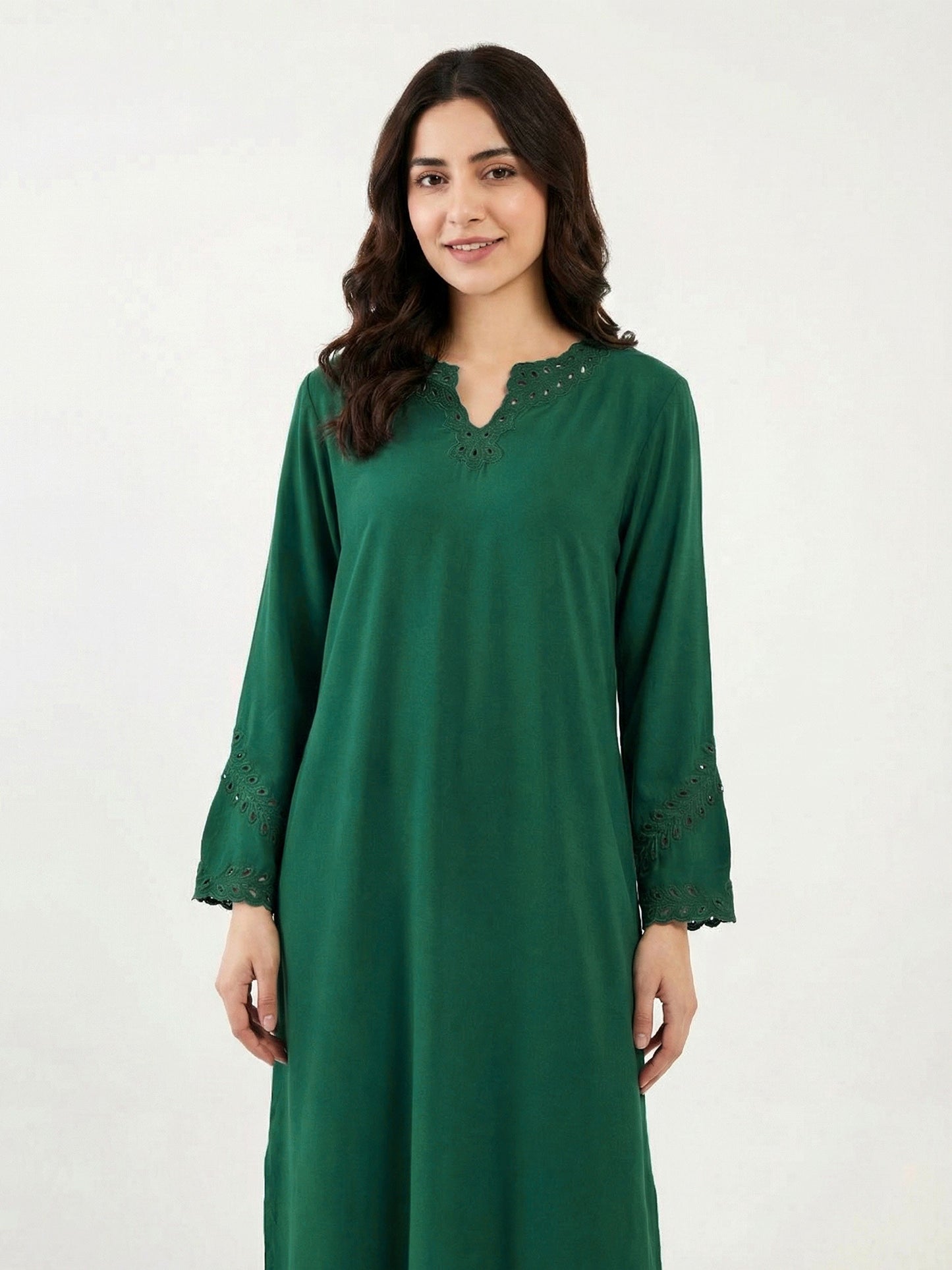 2 Piece Premium Silk Suit- Embroidered (Pret)