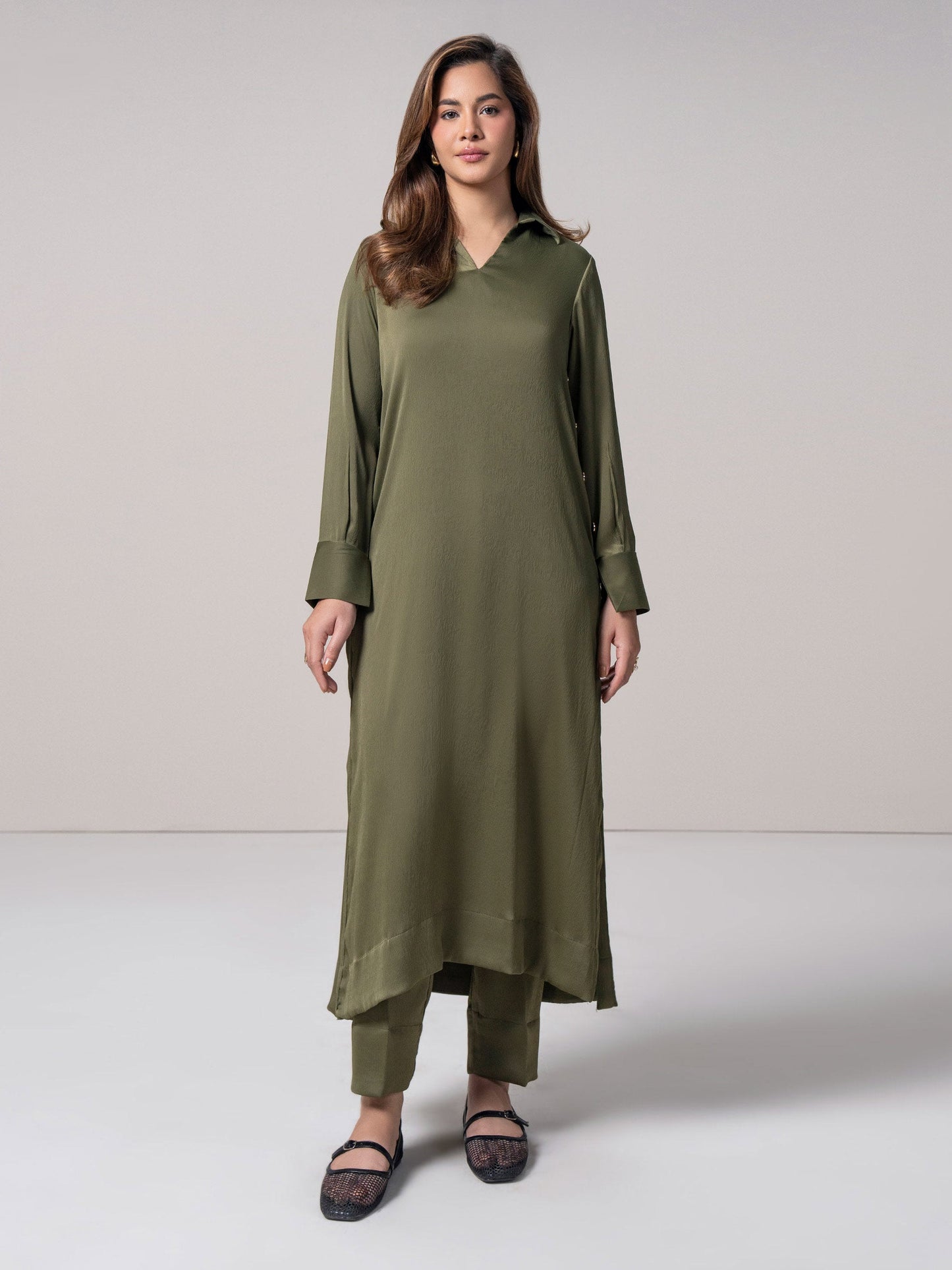 2 Piece Silk Suit (Pret)