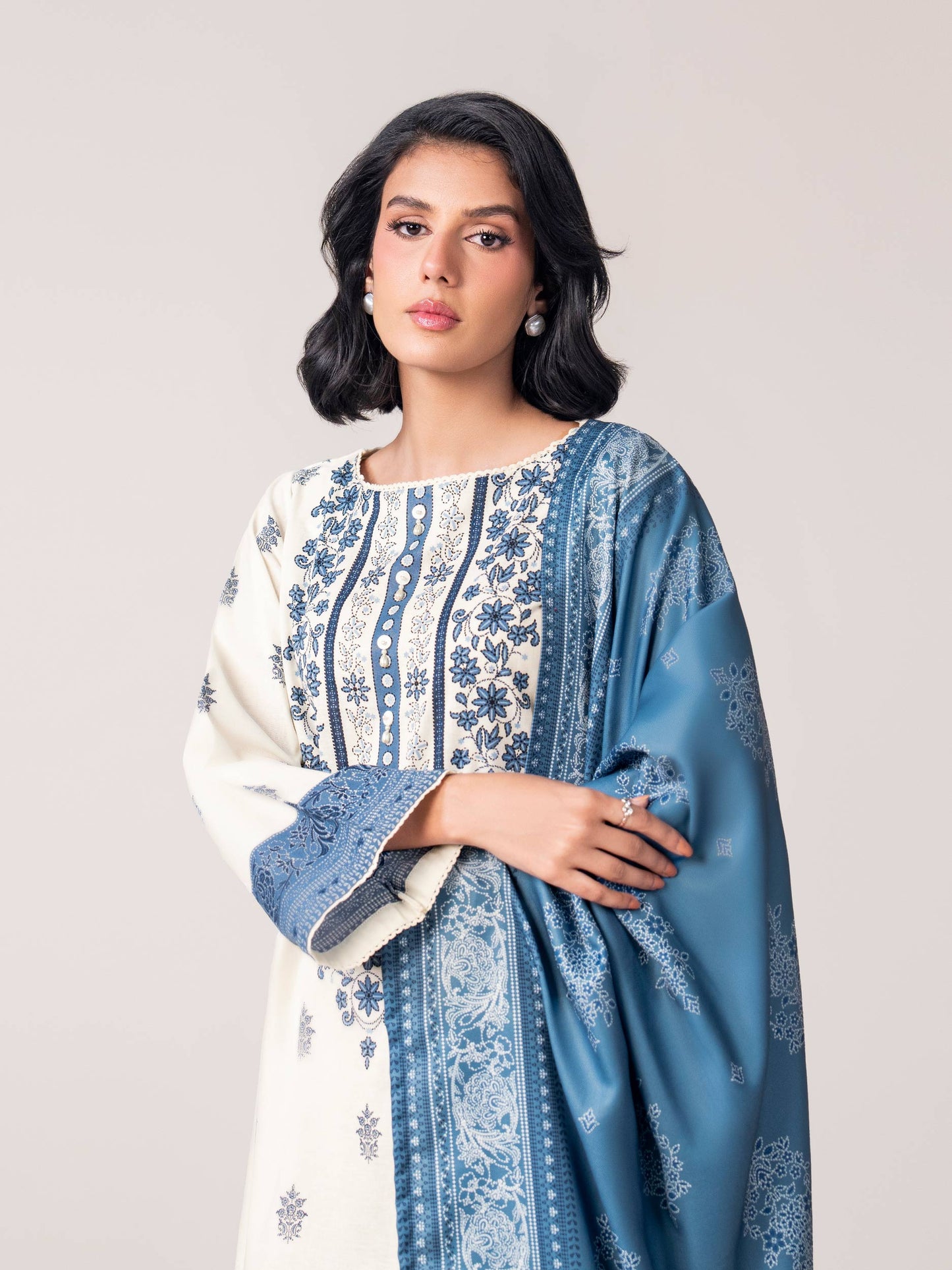 2 Piece Khaddar Suit (Pret)