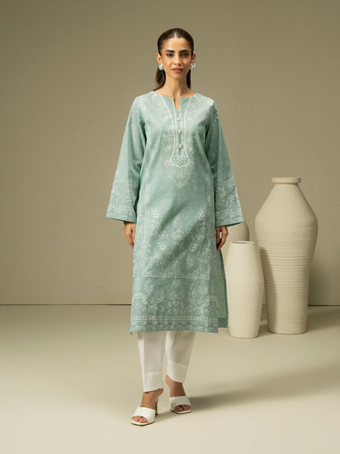 Khaddar Shirt-Printed (Pret)
