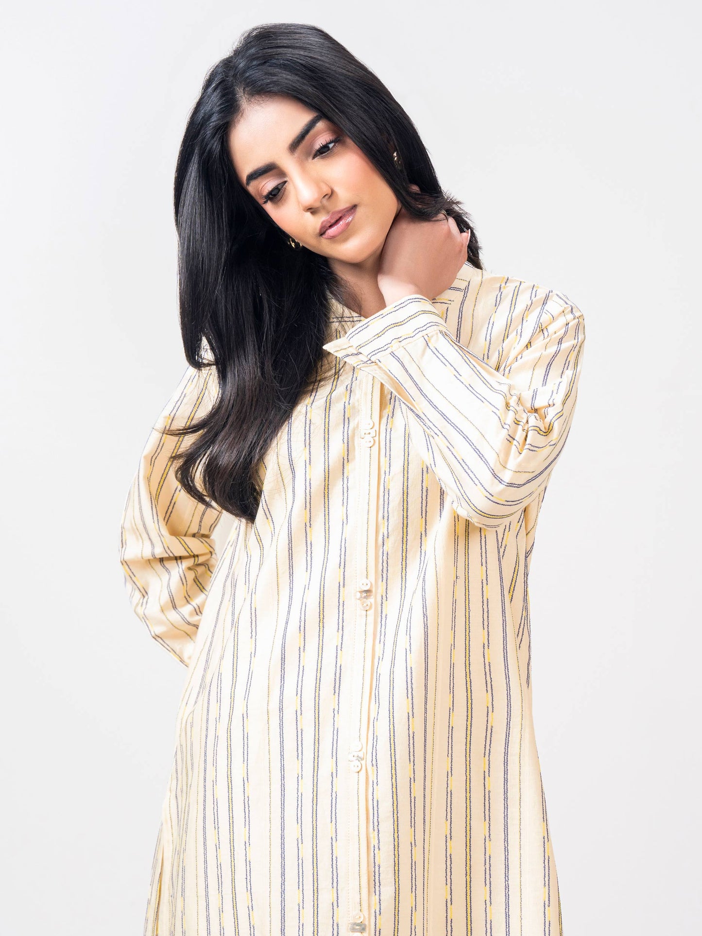 2 Piece Self Jacquard Suit- (Pret)