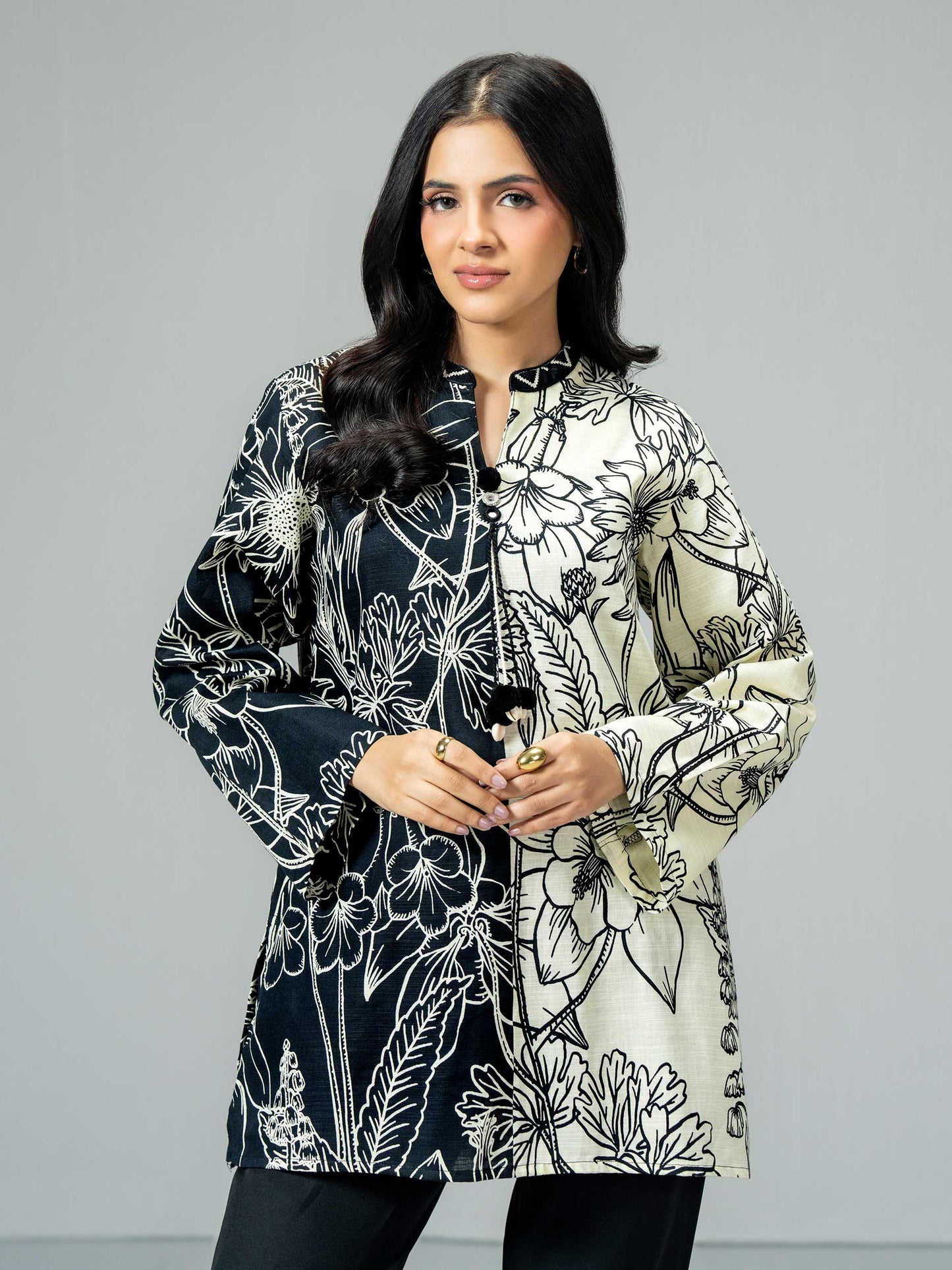 Slub Khaddar Kurti (Pret)