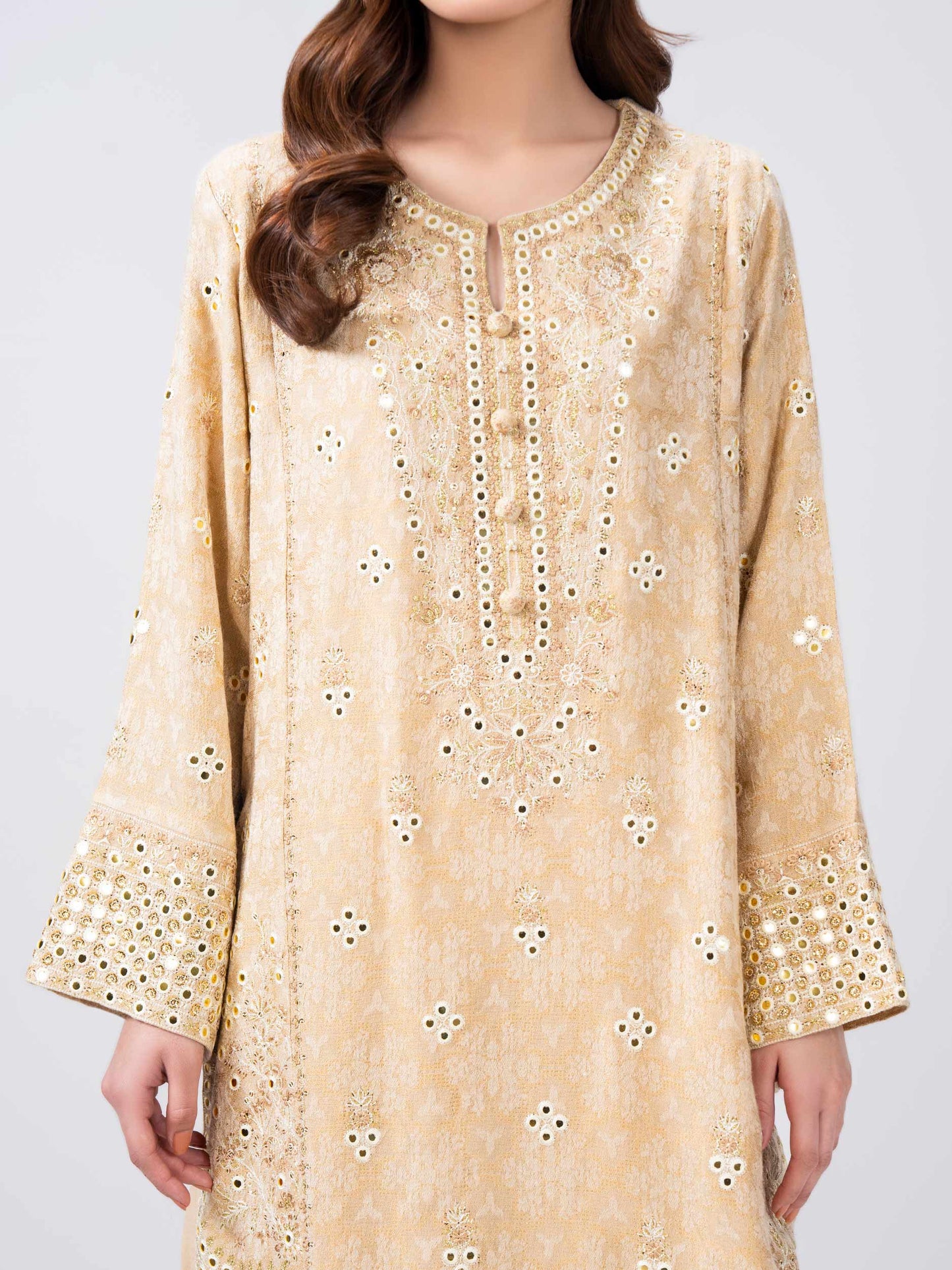 2 Piece Missouri Jacquard Suit- Embroidered (Pret)