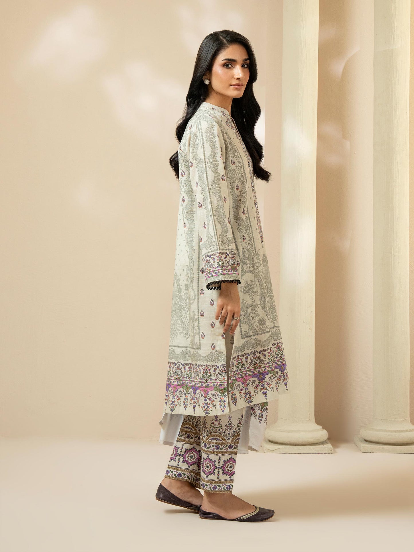 3 Piece Khaddar Suit (Pret)