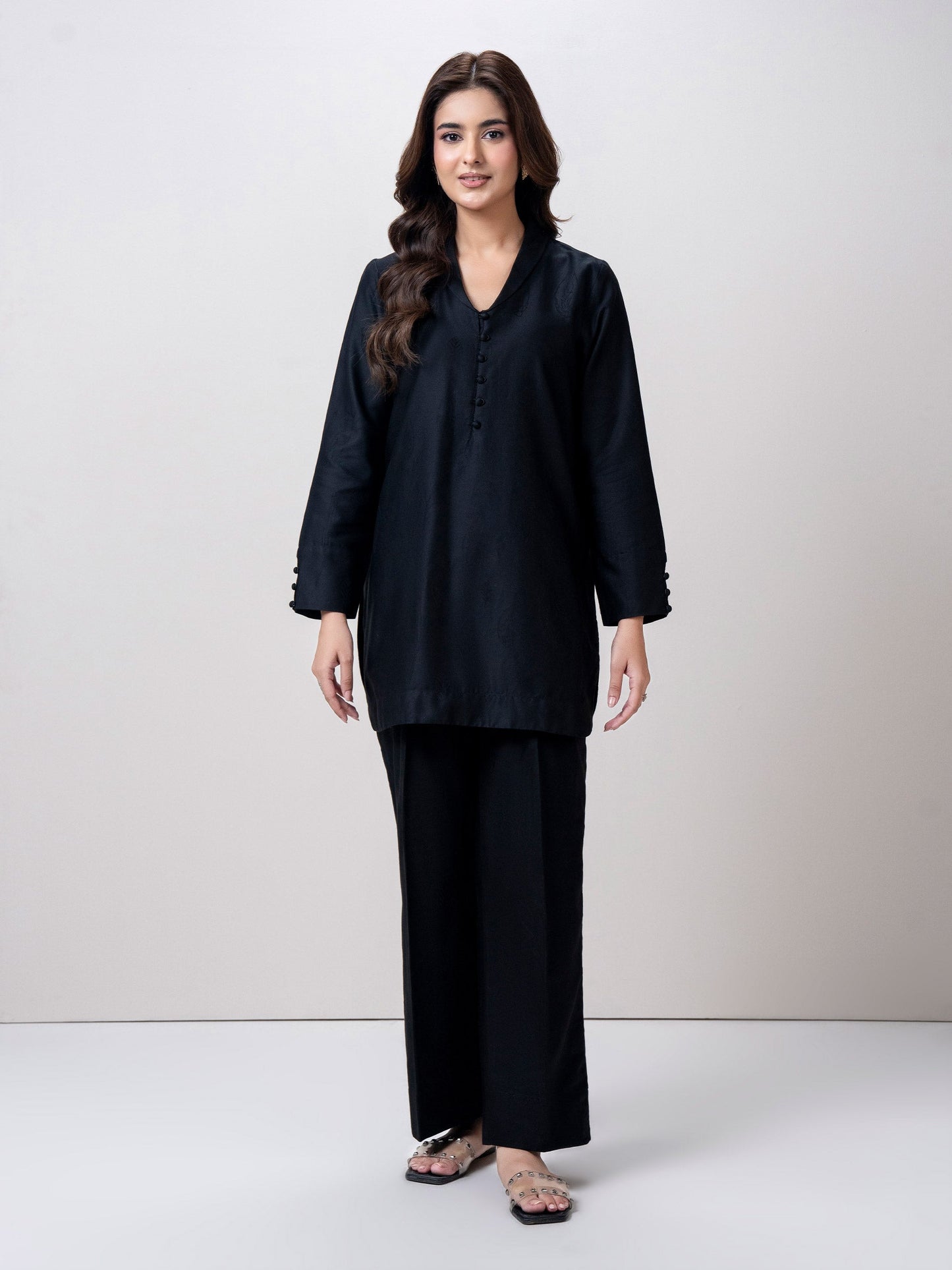 Jacquard Yarn-Dyed Co-ord Set