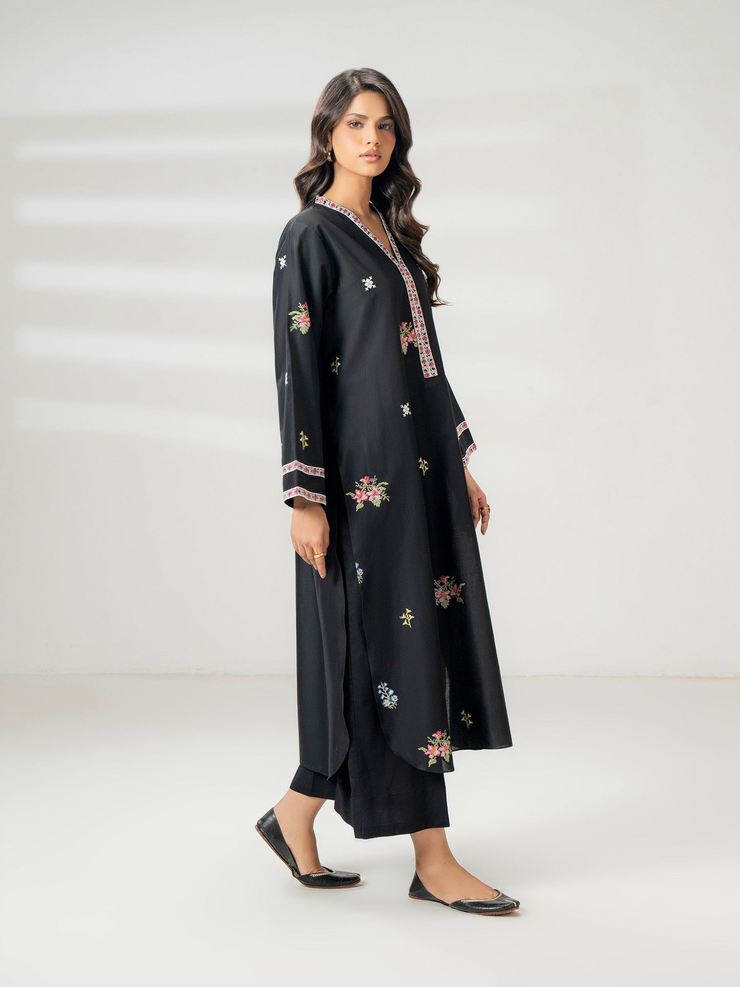 Cambric Shirt-Embroidered (Pret)