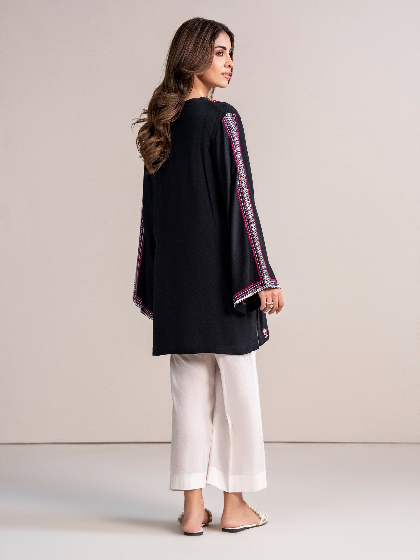 Stone Kurti-Embroidered (Pret)