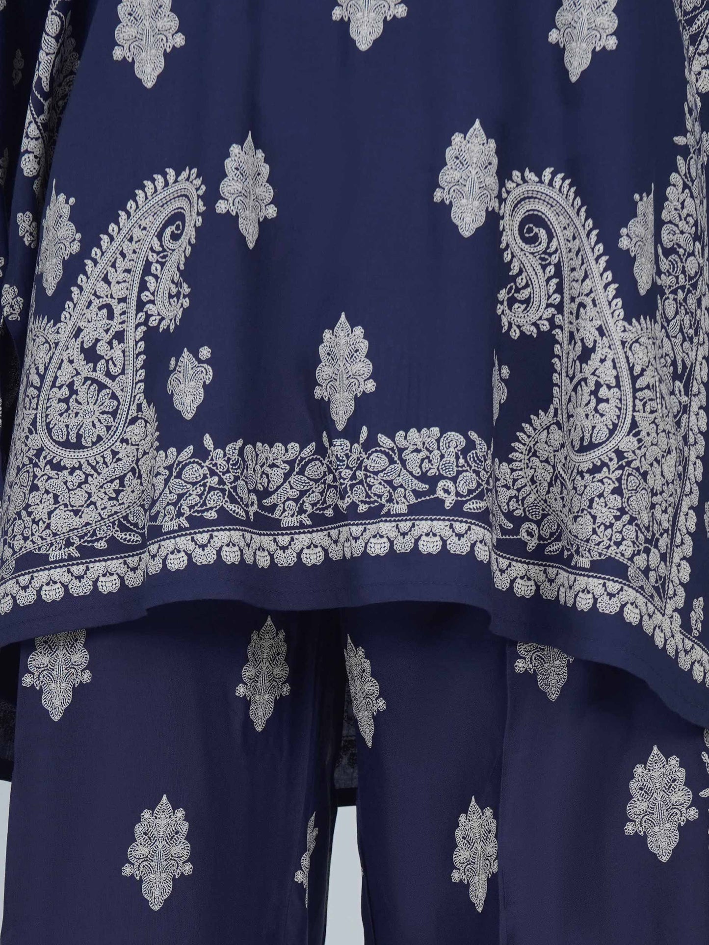 Viscose Co-ord Set- Embroidered
