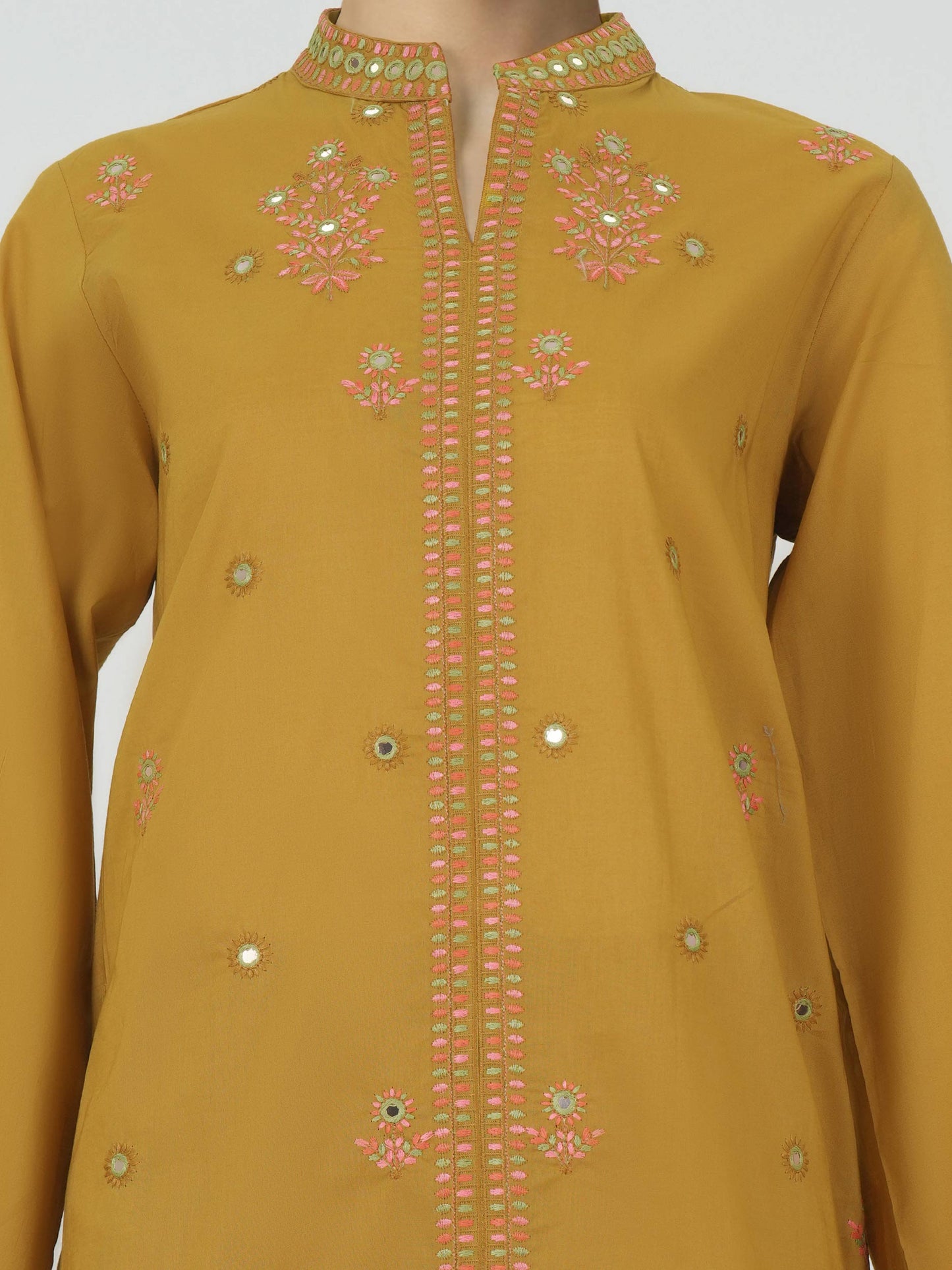 Lawn Co-ord Set- Embroidered