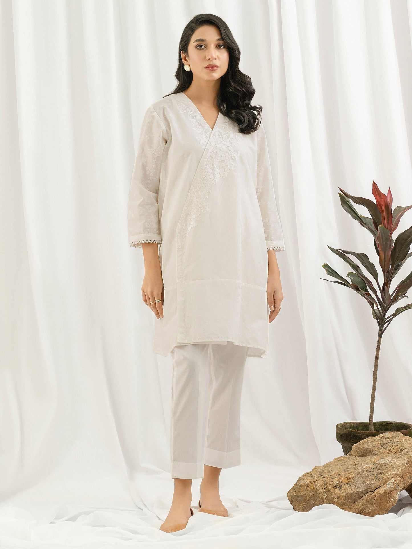 Lawn Kurti- Embroidered (Pret)