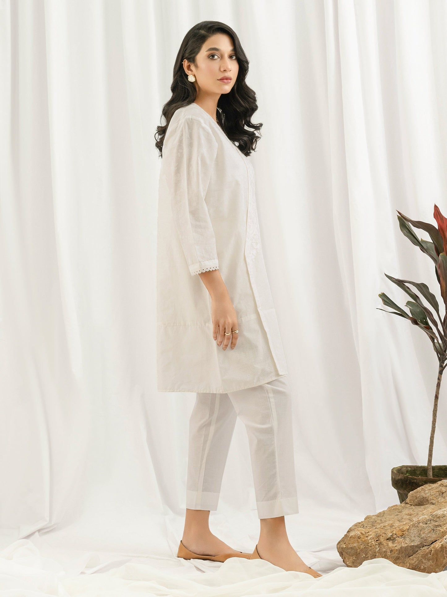 Lawn Kurti- Embroidered (Pret)