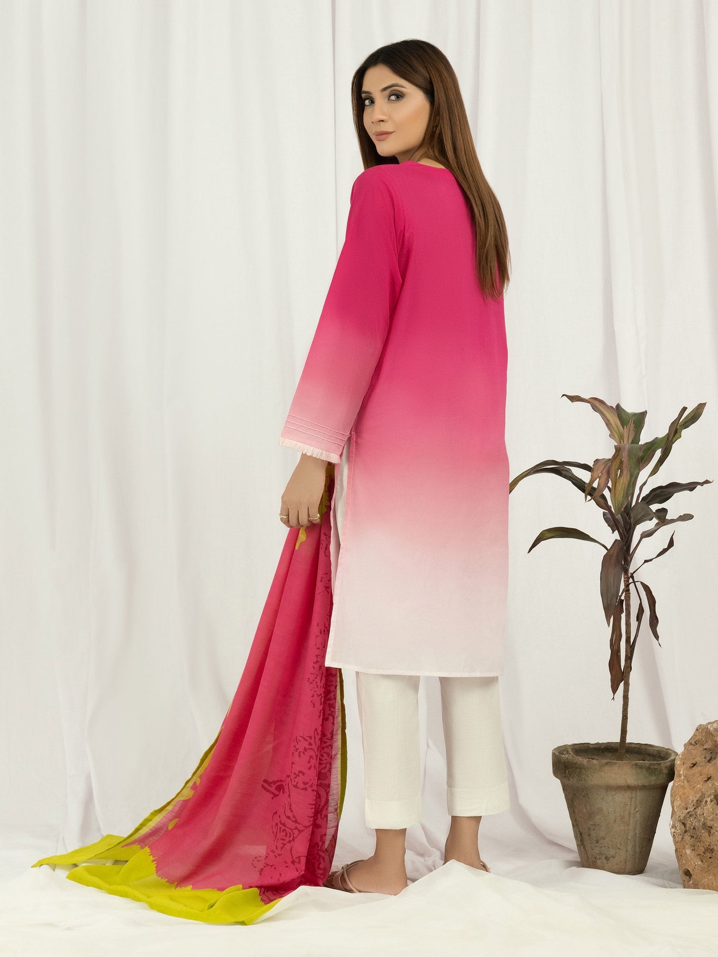 2 Piece Lawn Suit- Embroidered (Pret)