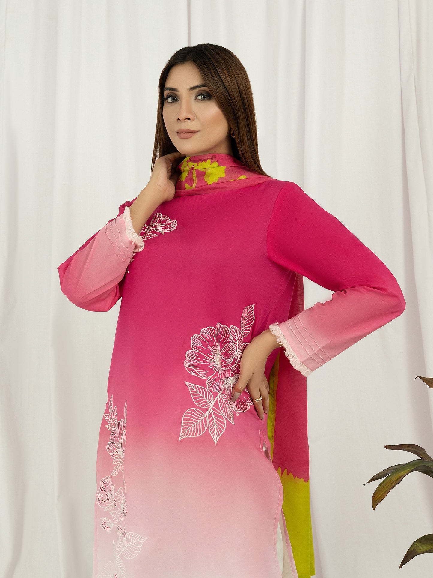 2 Piece Lawn Suit- Embroidered (Pret)