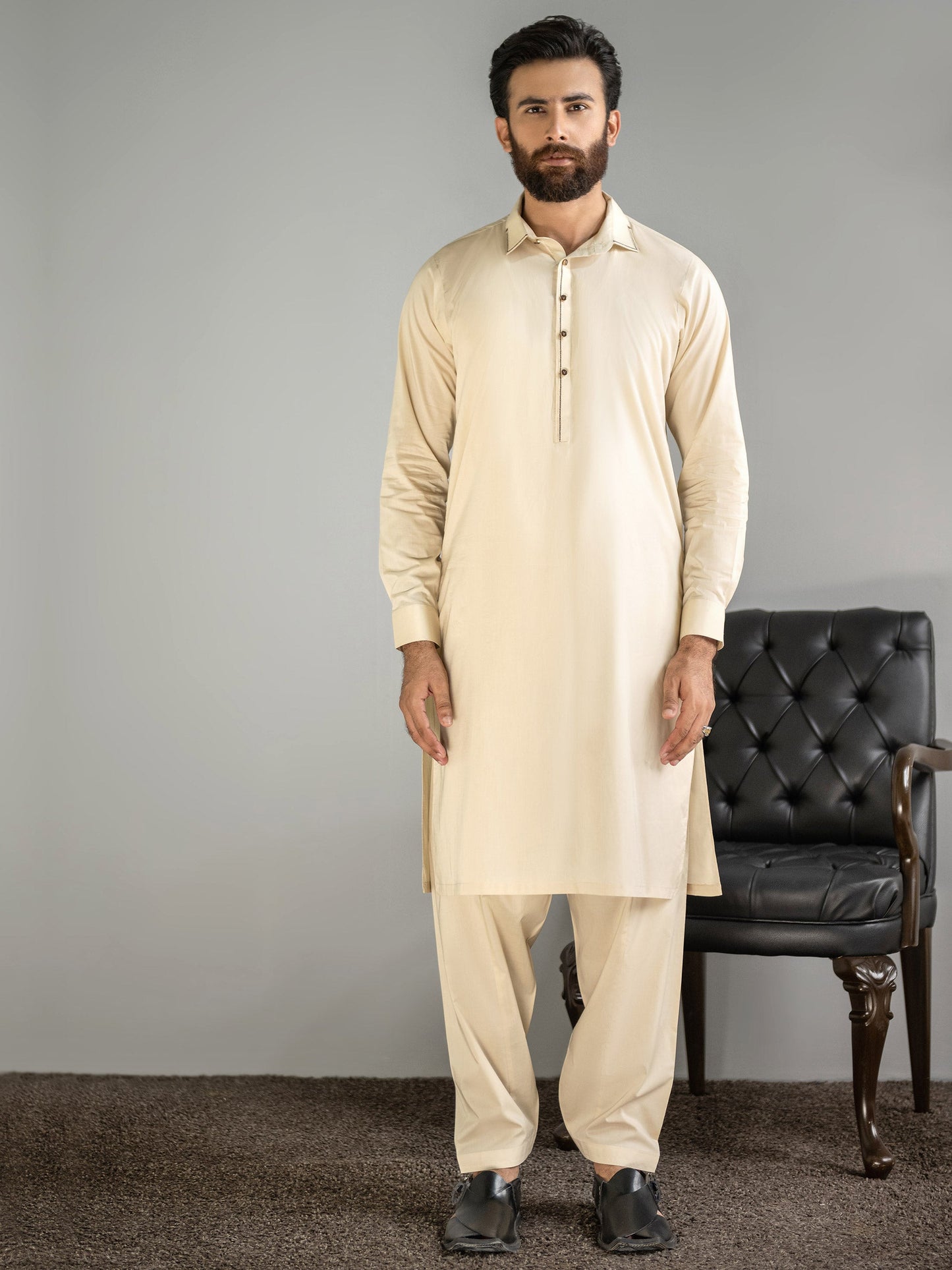 Cotton Suit-Embroidered