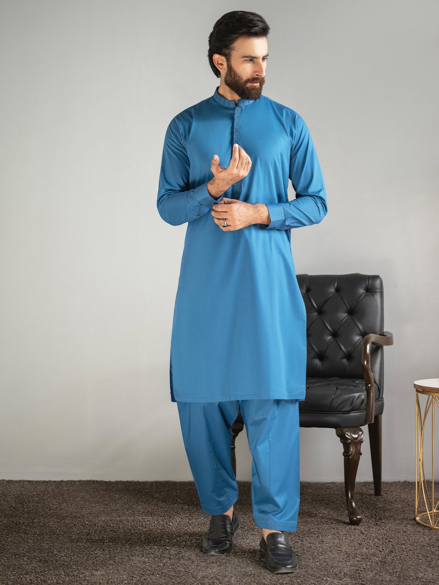 Cotton Suit-Embroidered