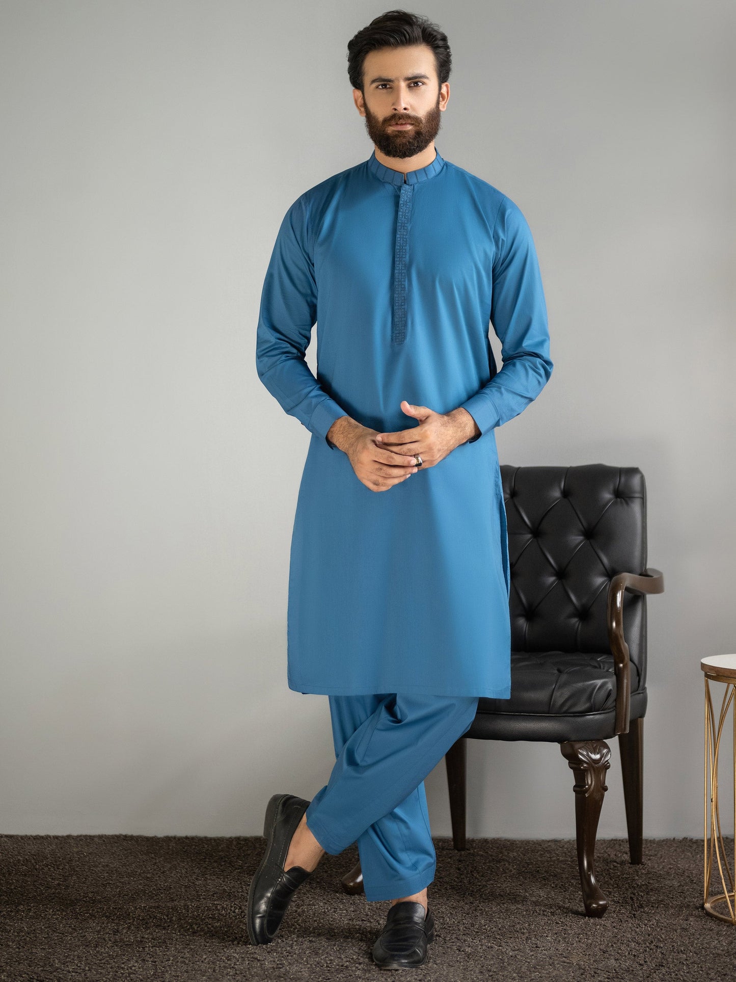 Cotton Suit-Embroidered