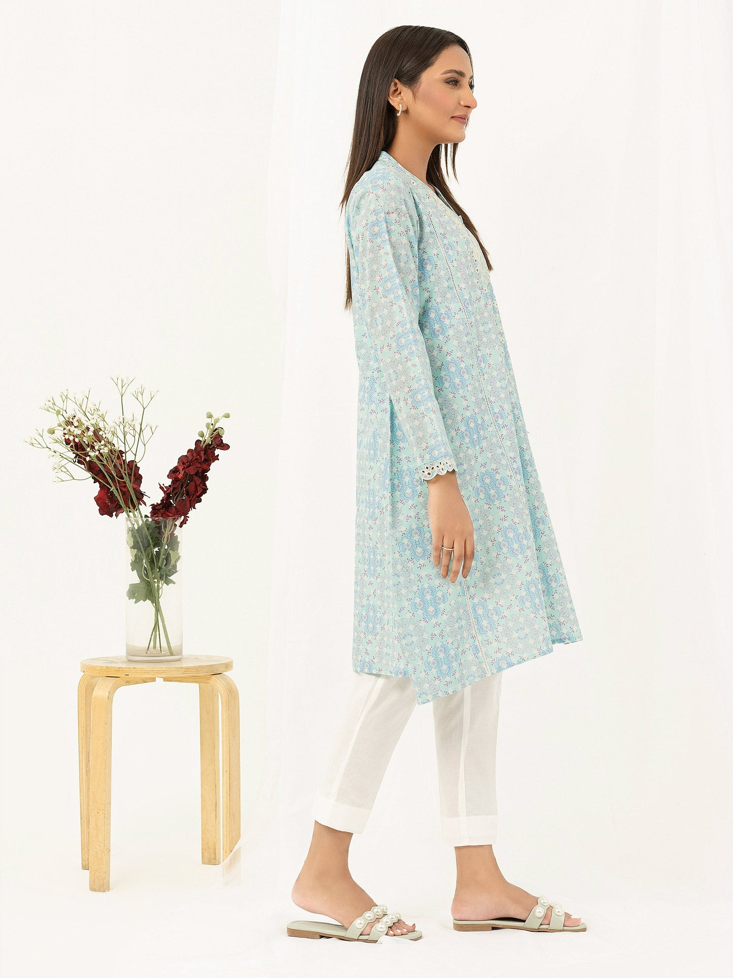 Lawn Frock-Embroidered (Pret)