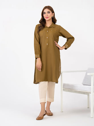 khaddar-shirt-embroidered(pret)