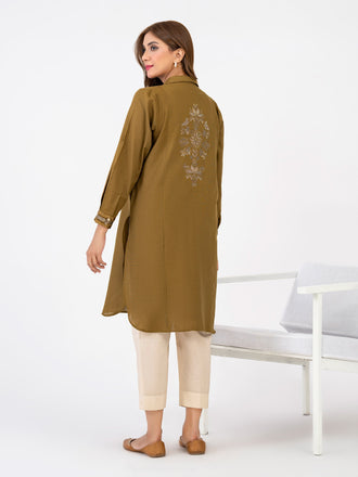 khaddar-shirt-embroidered(pret)