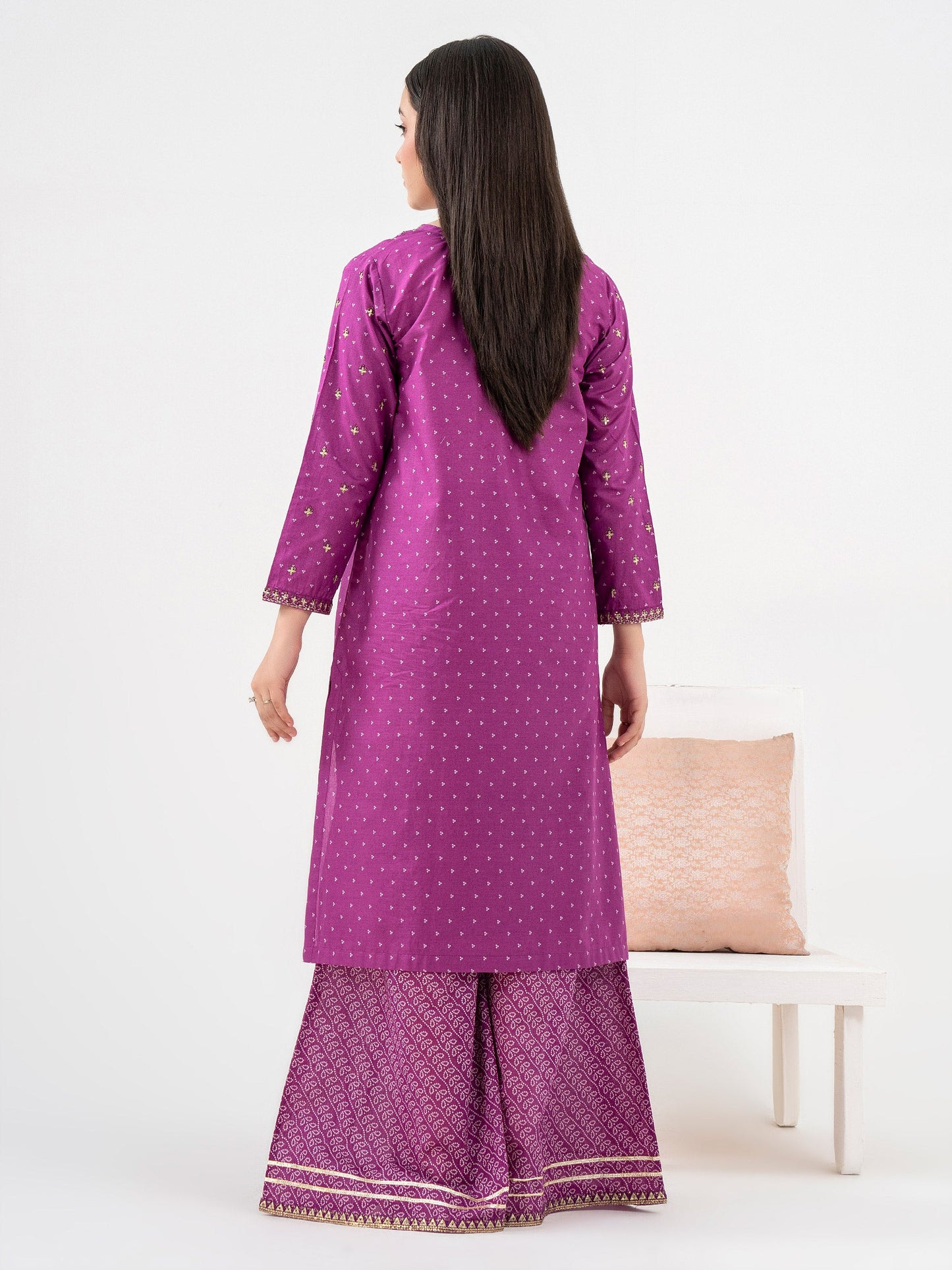 2 Piece Lawn Suit-Embroidered