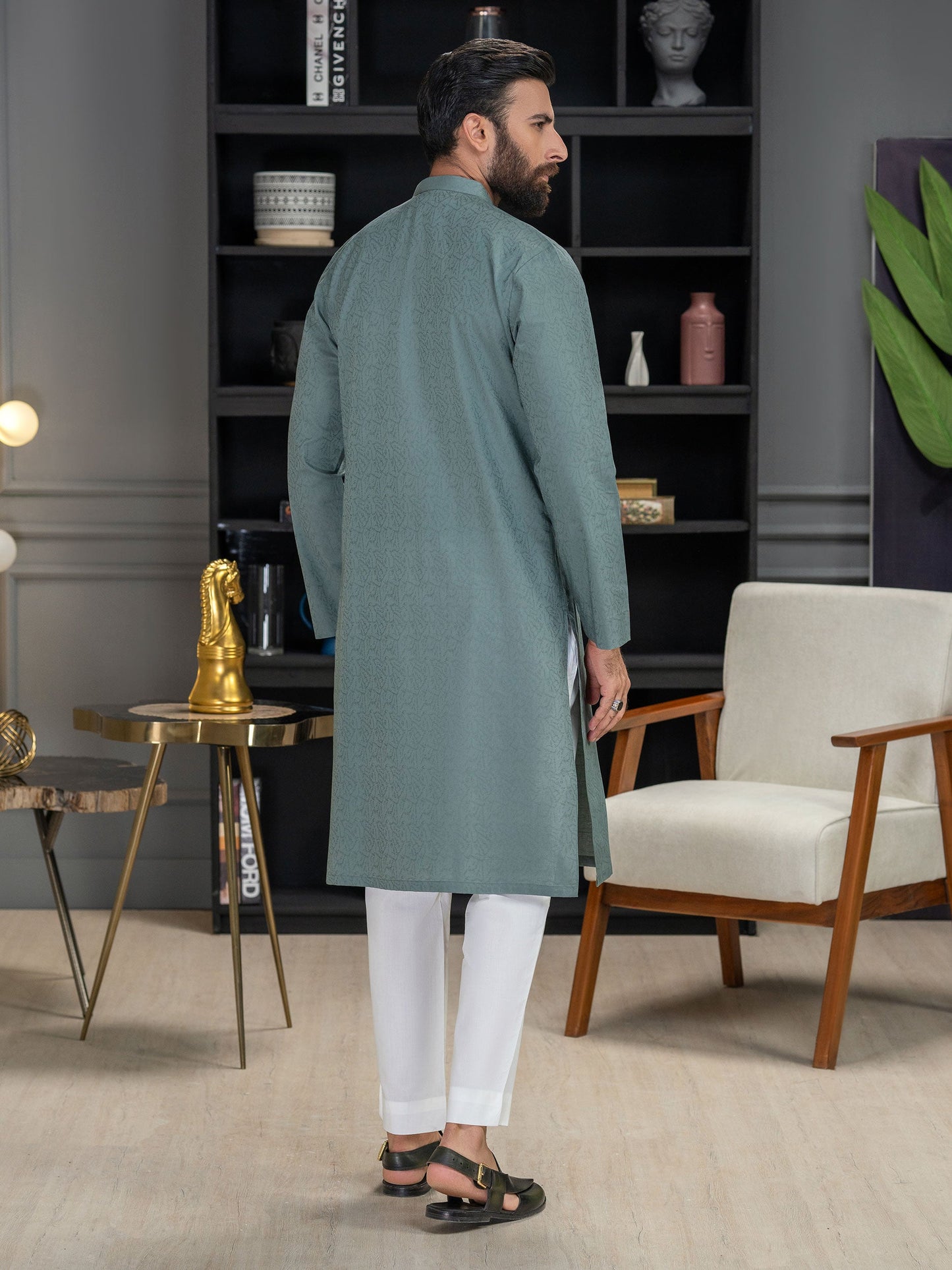 Jacquard Kurta