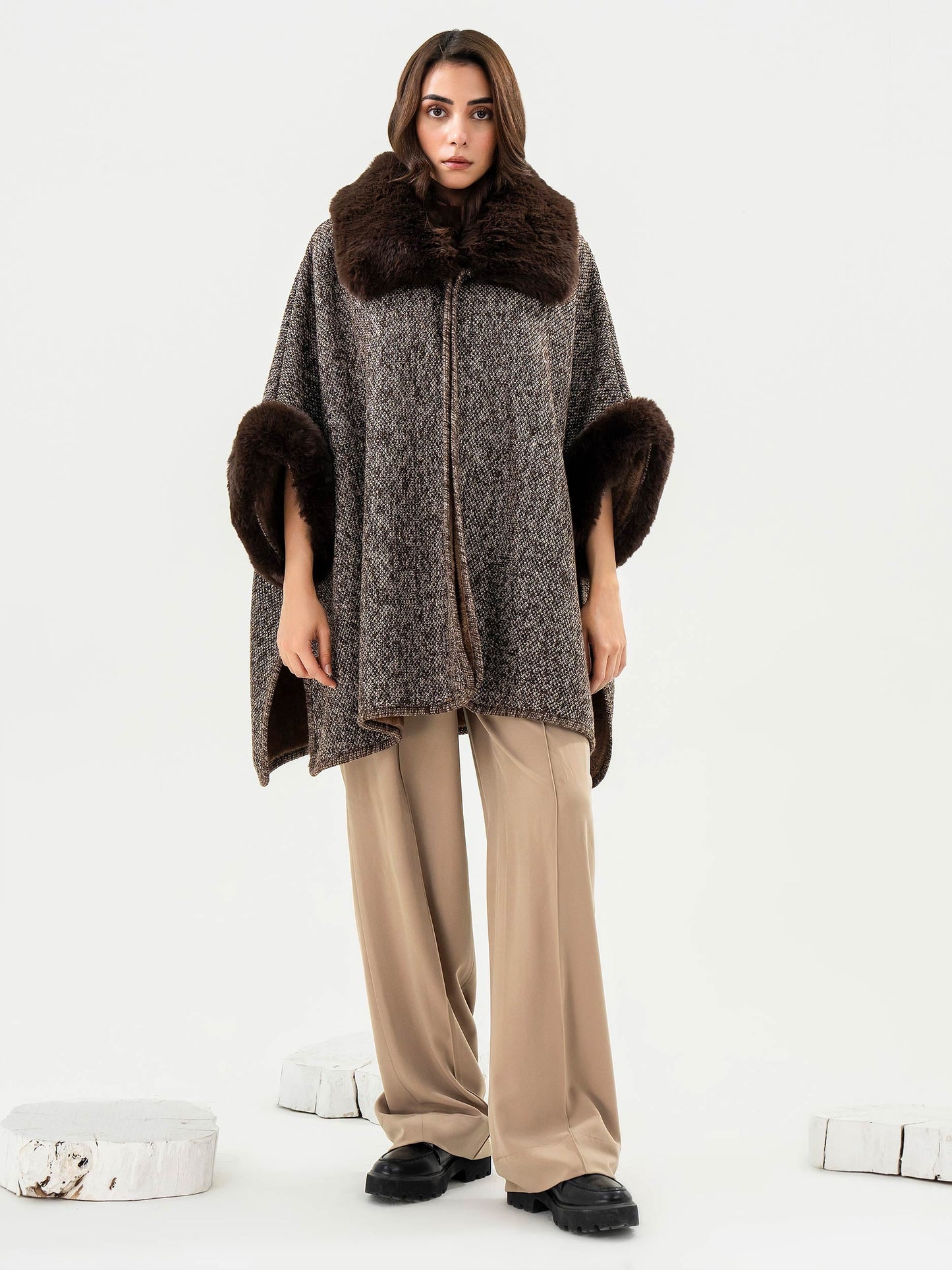 Woolen Cape Shawl