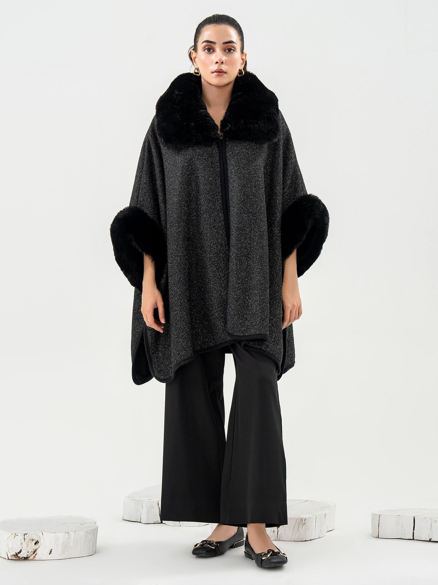 Woolen Cape Shawl