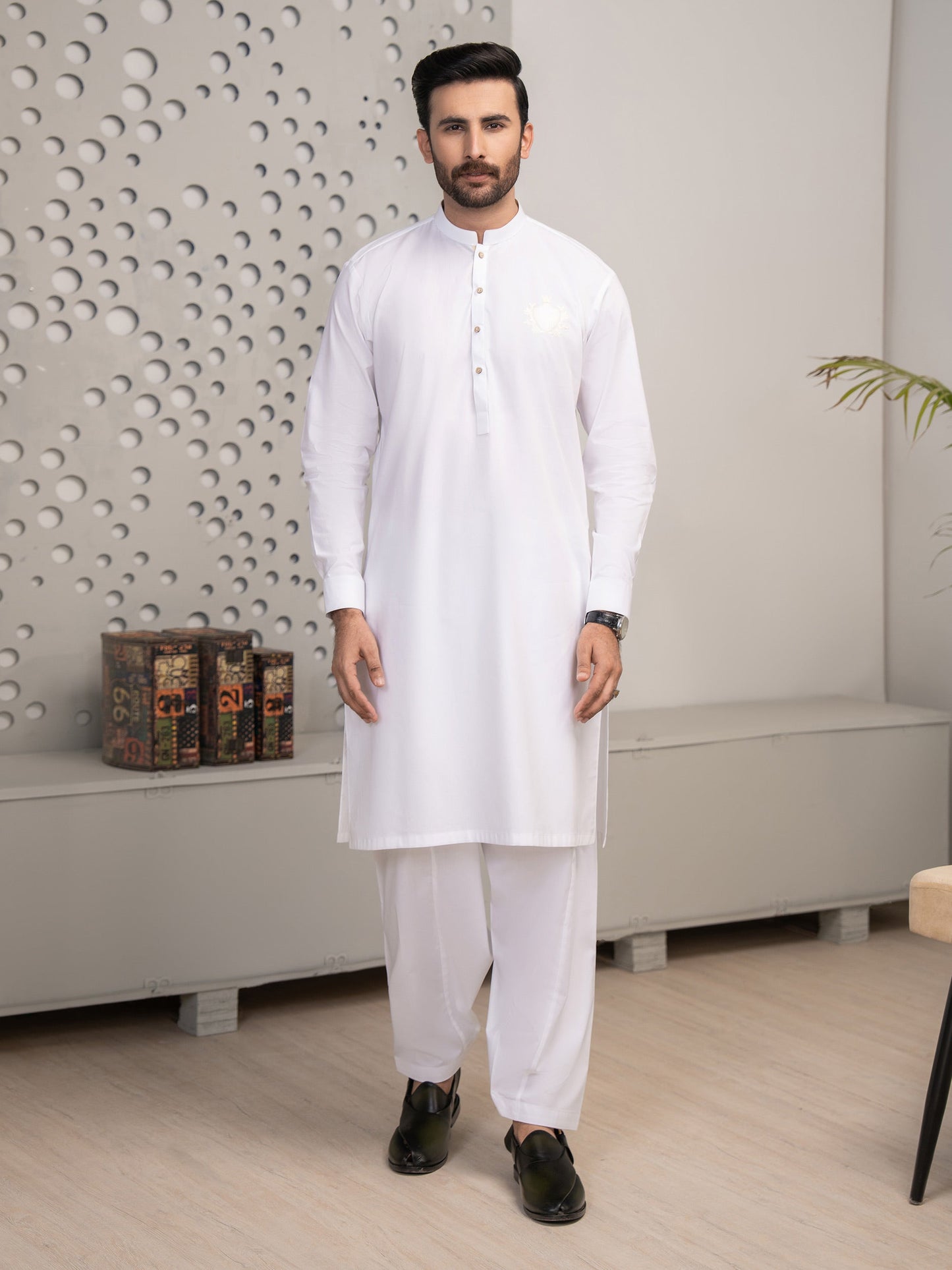 Cotton Suit-Embroidered