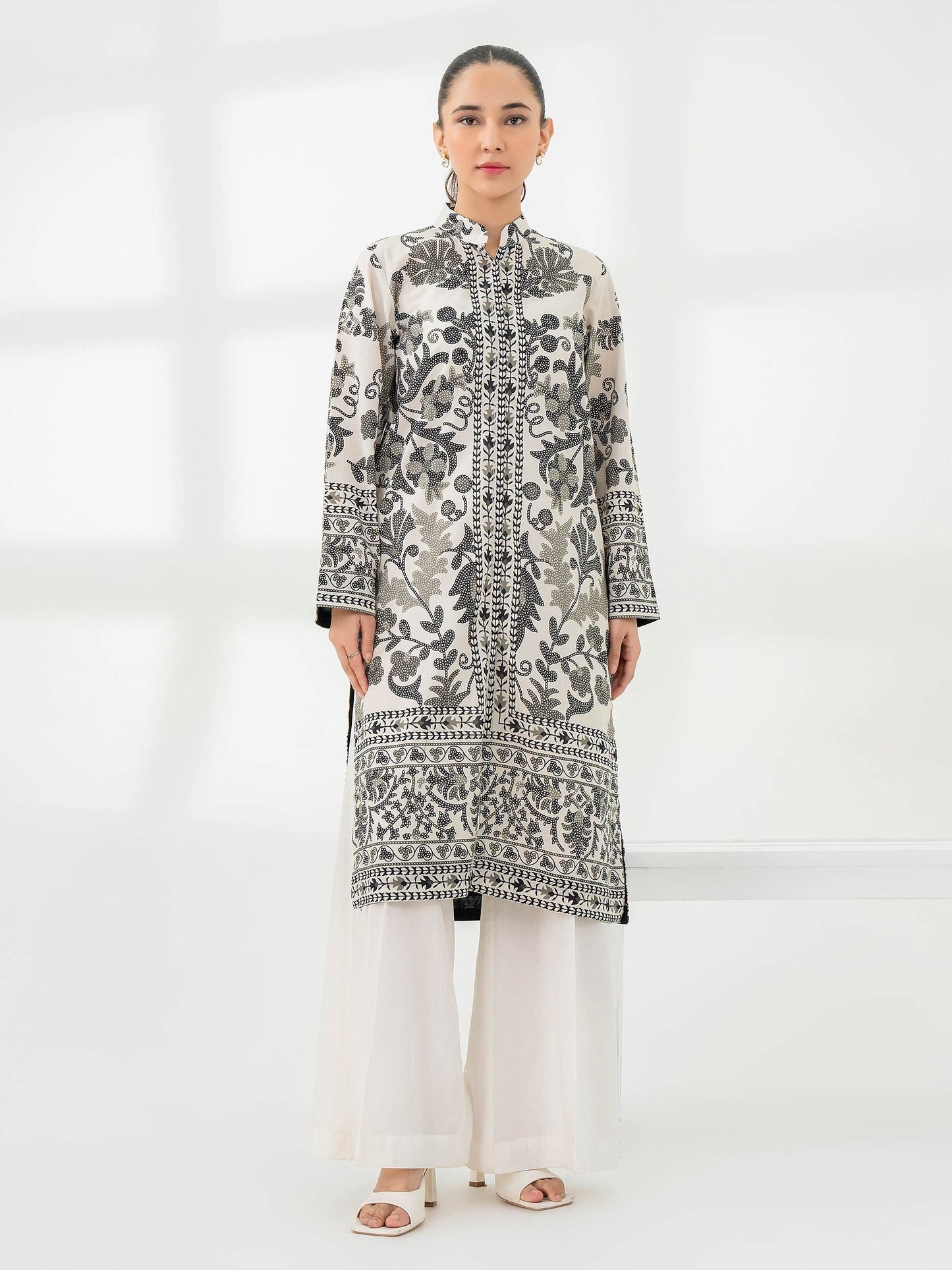 Khaddar Shirt-Printed (Pret)