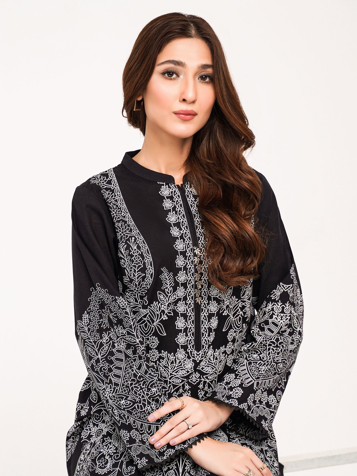 Khaddar shirt-Paste Print(Pret)