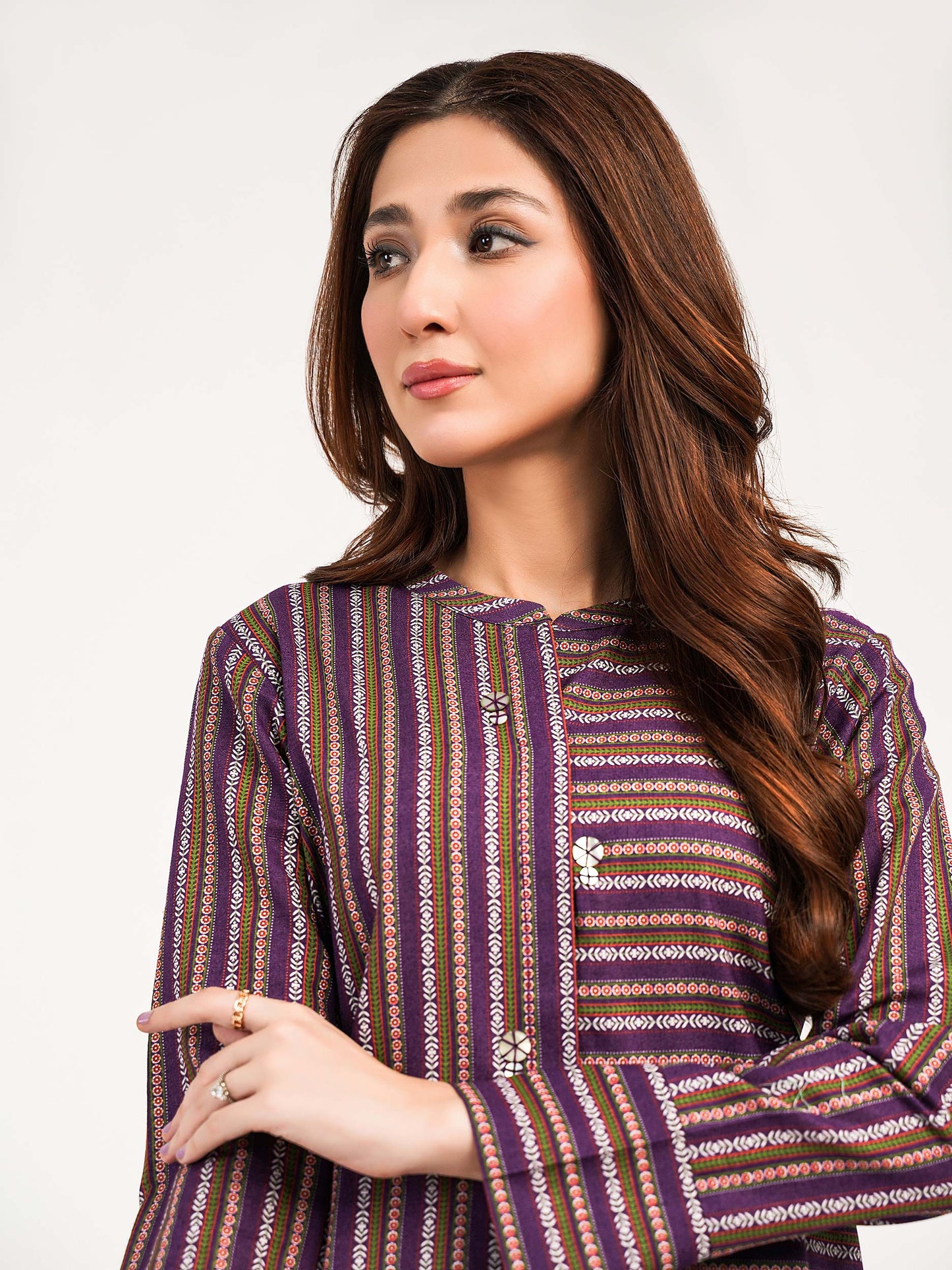 2 Piece Khaddar Suit-Printed(Pret)