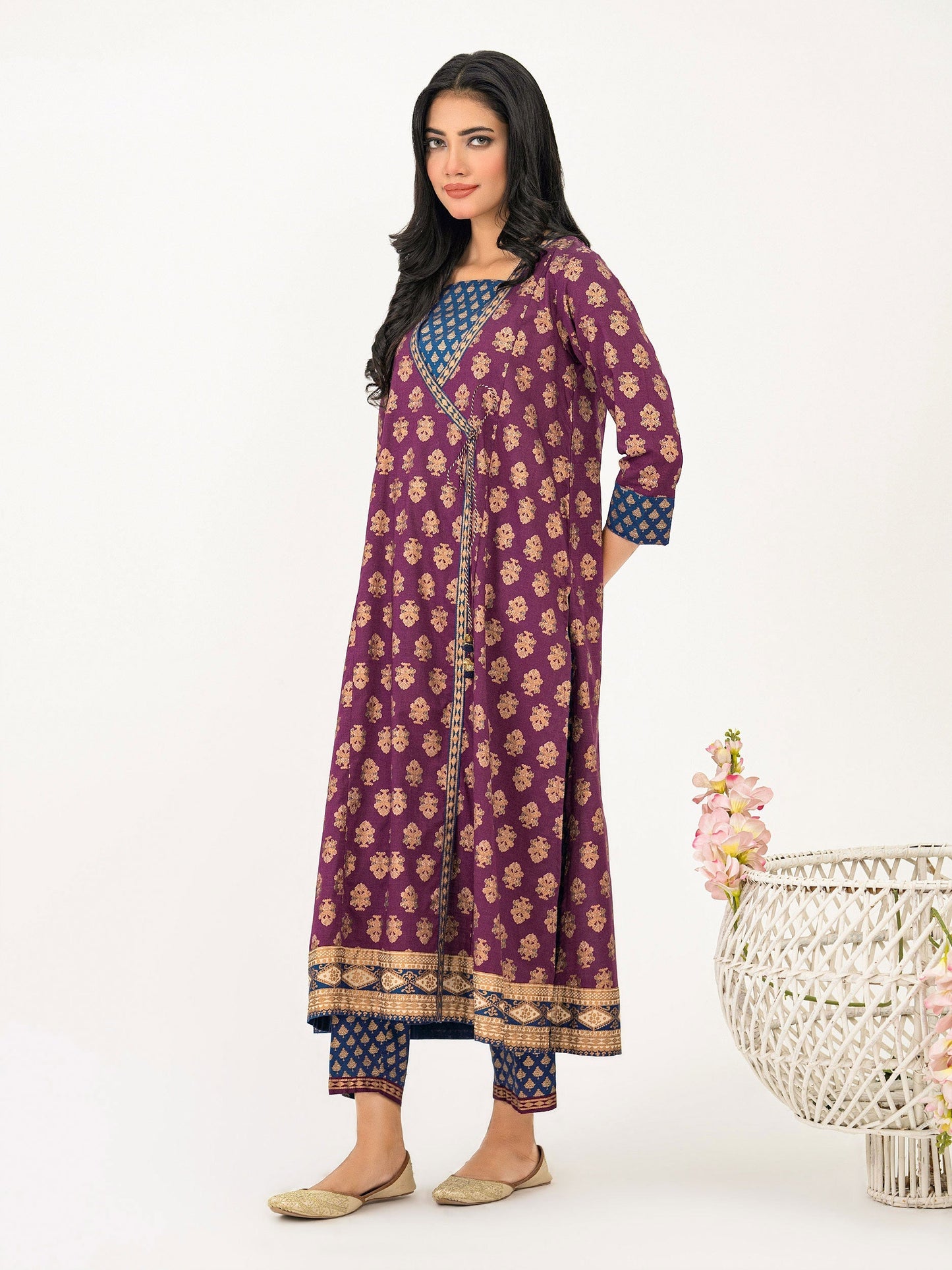 2 Piece Lawn Suit-Paste Print (Pret)