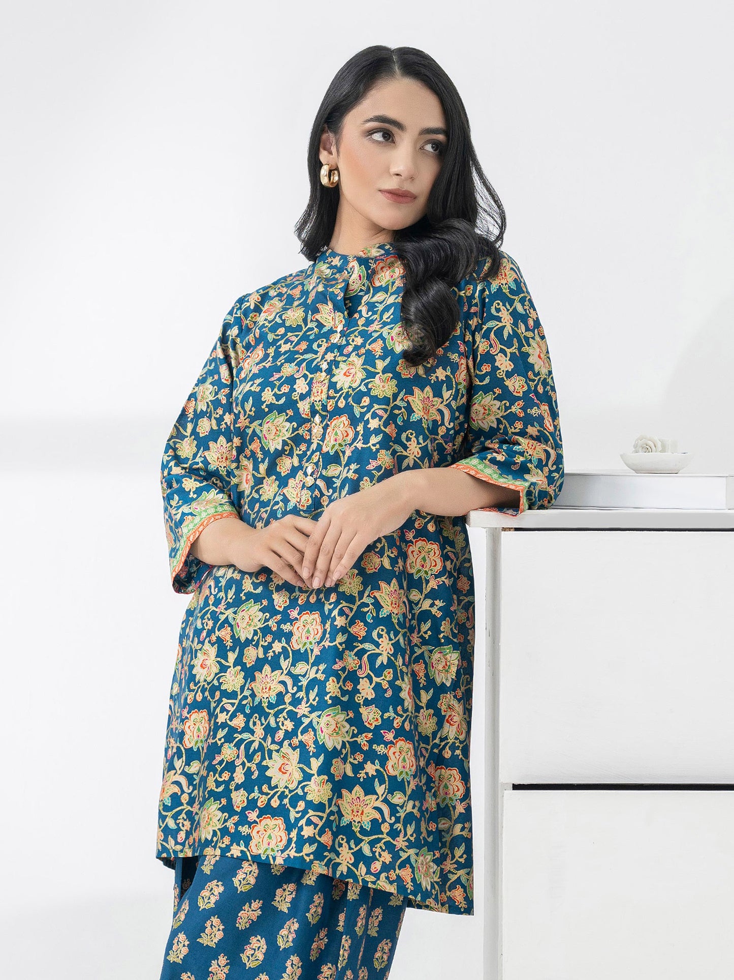 2 Piece Lawn Suit-Paste Print (Pret)