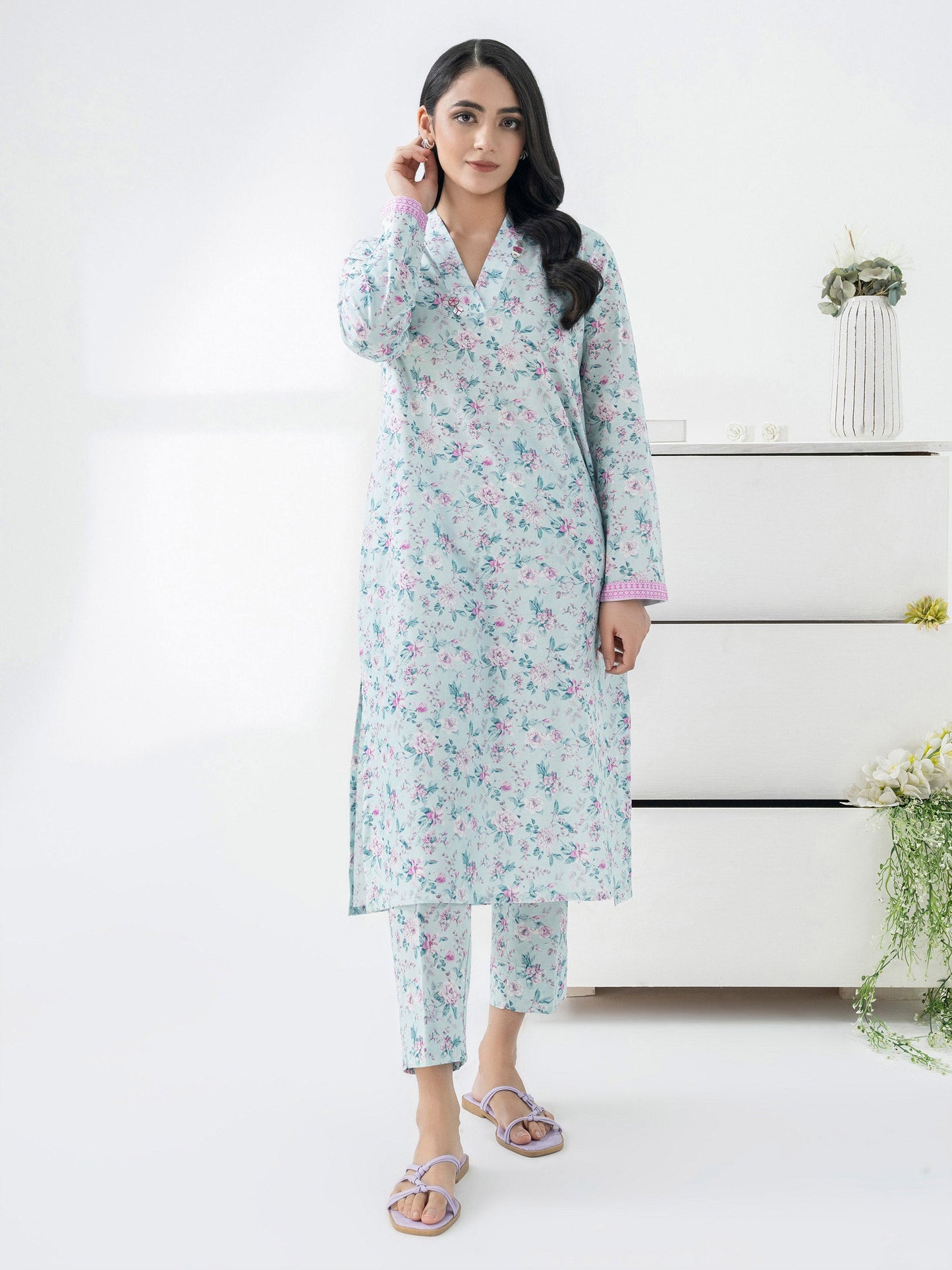 2 Piece Lawn Suit-Printed (Pret)