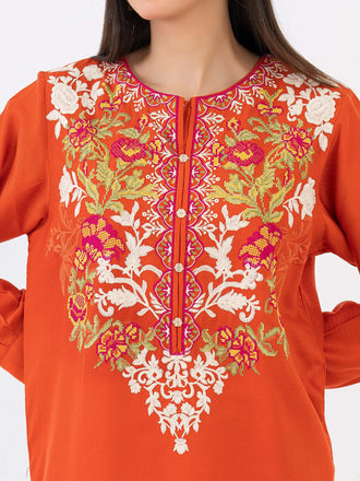 linen-kurti-embroidered-(pret)