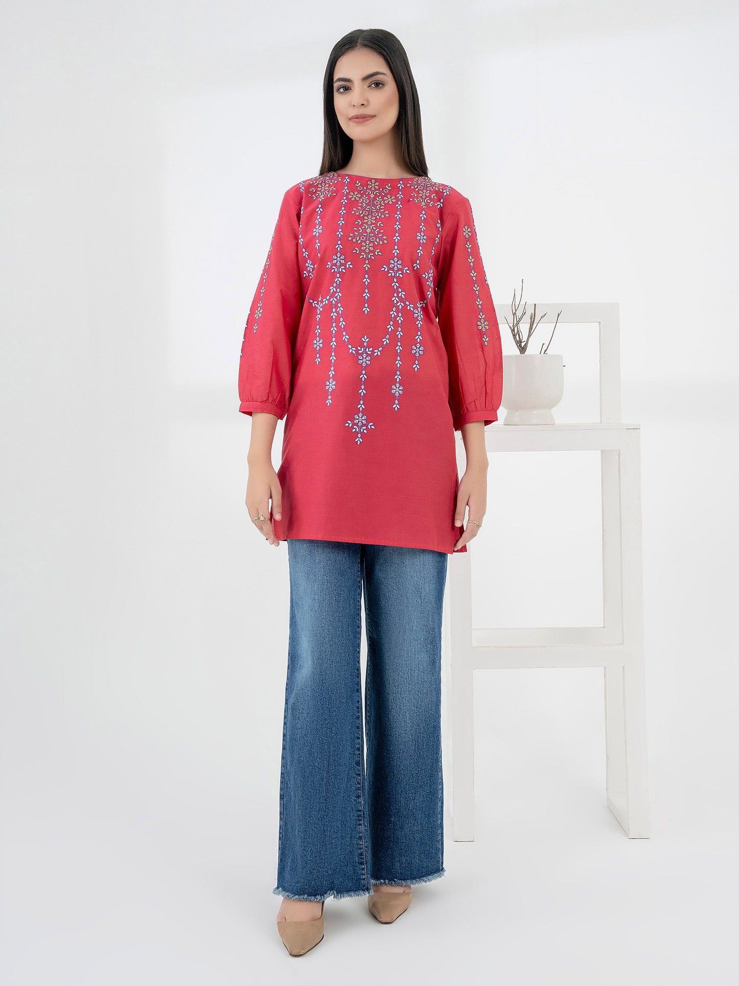 Lawn Kurti-Embroidered (Pret)