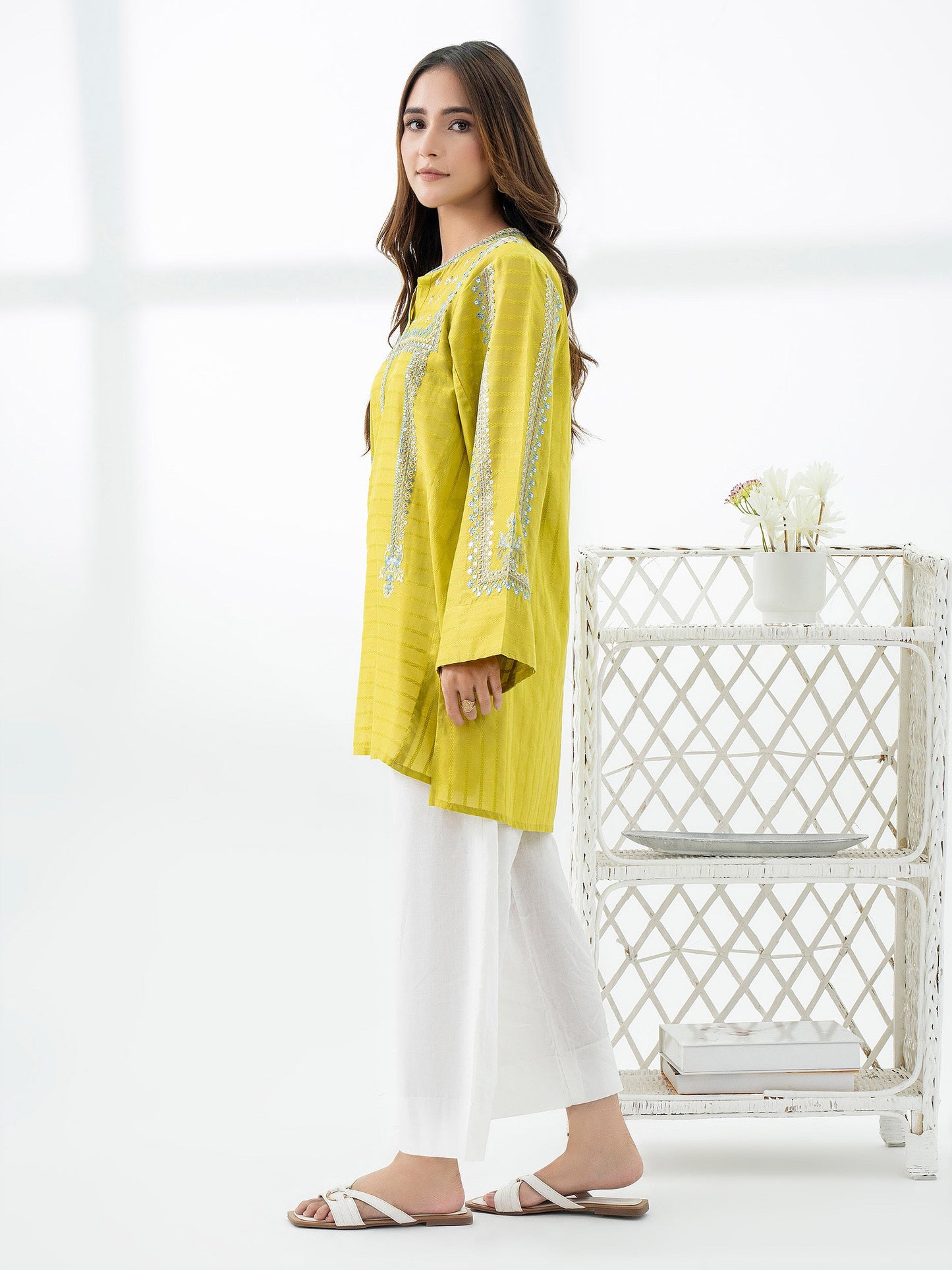 Lawn Kurti-Embroidered (Pret)