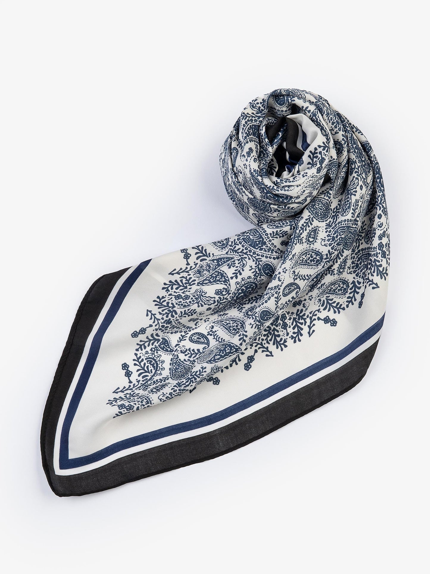 Printed Silk Mini Scarf