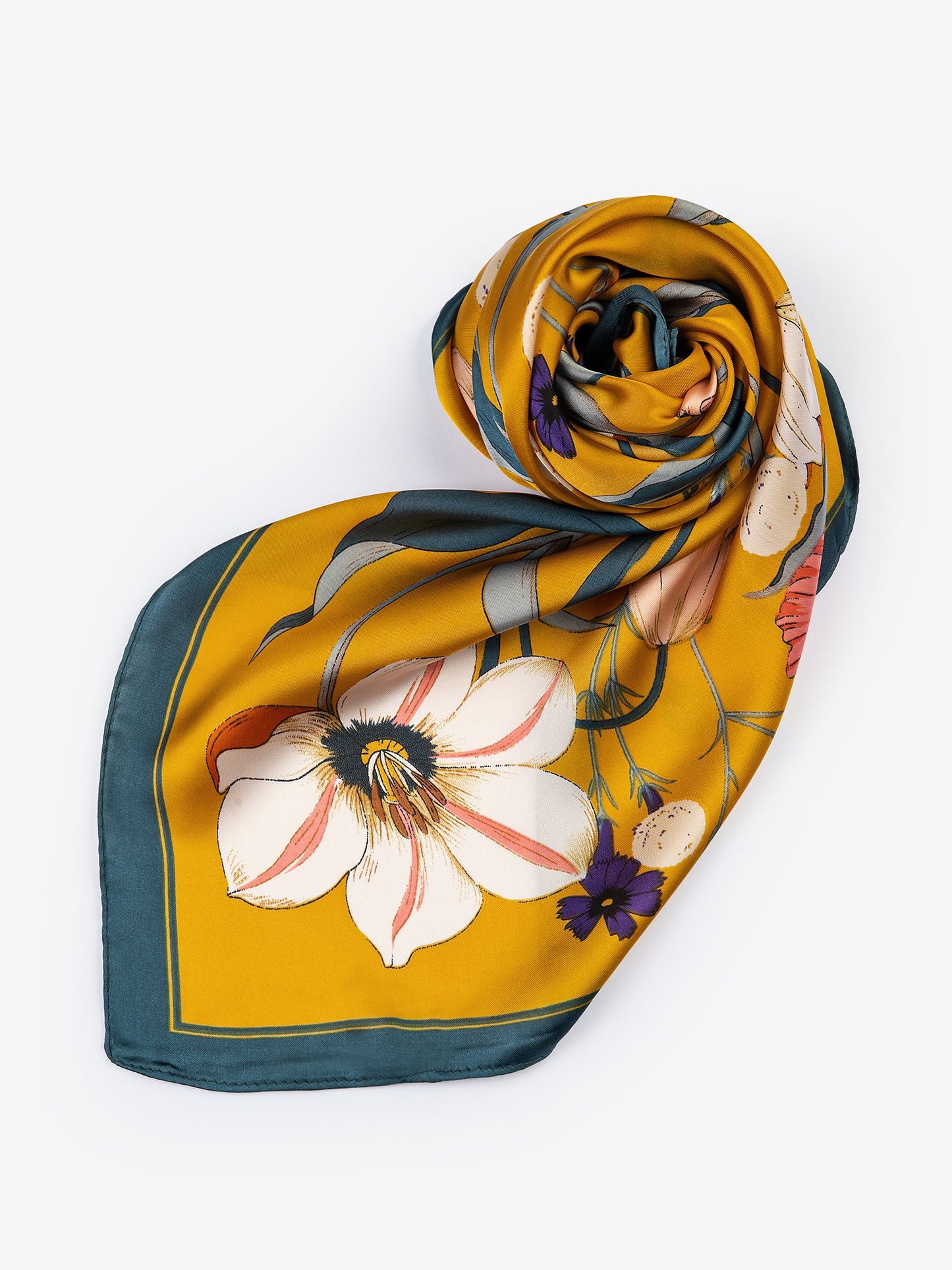 Printed Silk Mini Scarf