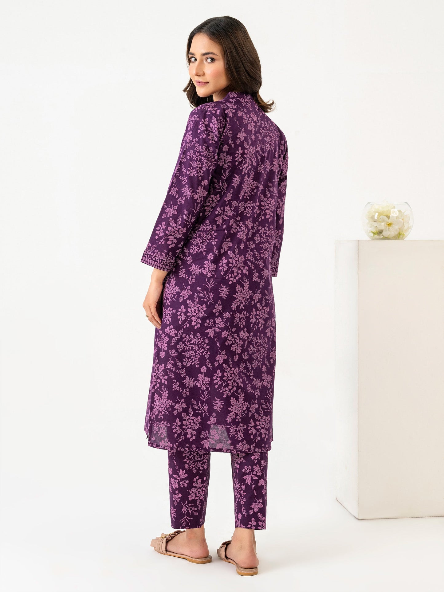 2 Piece Lawn Suit-Paste Print (Pret)