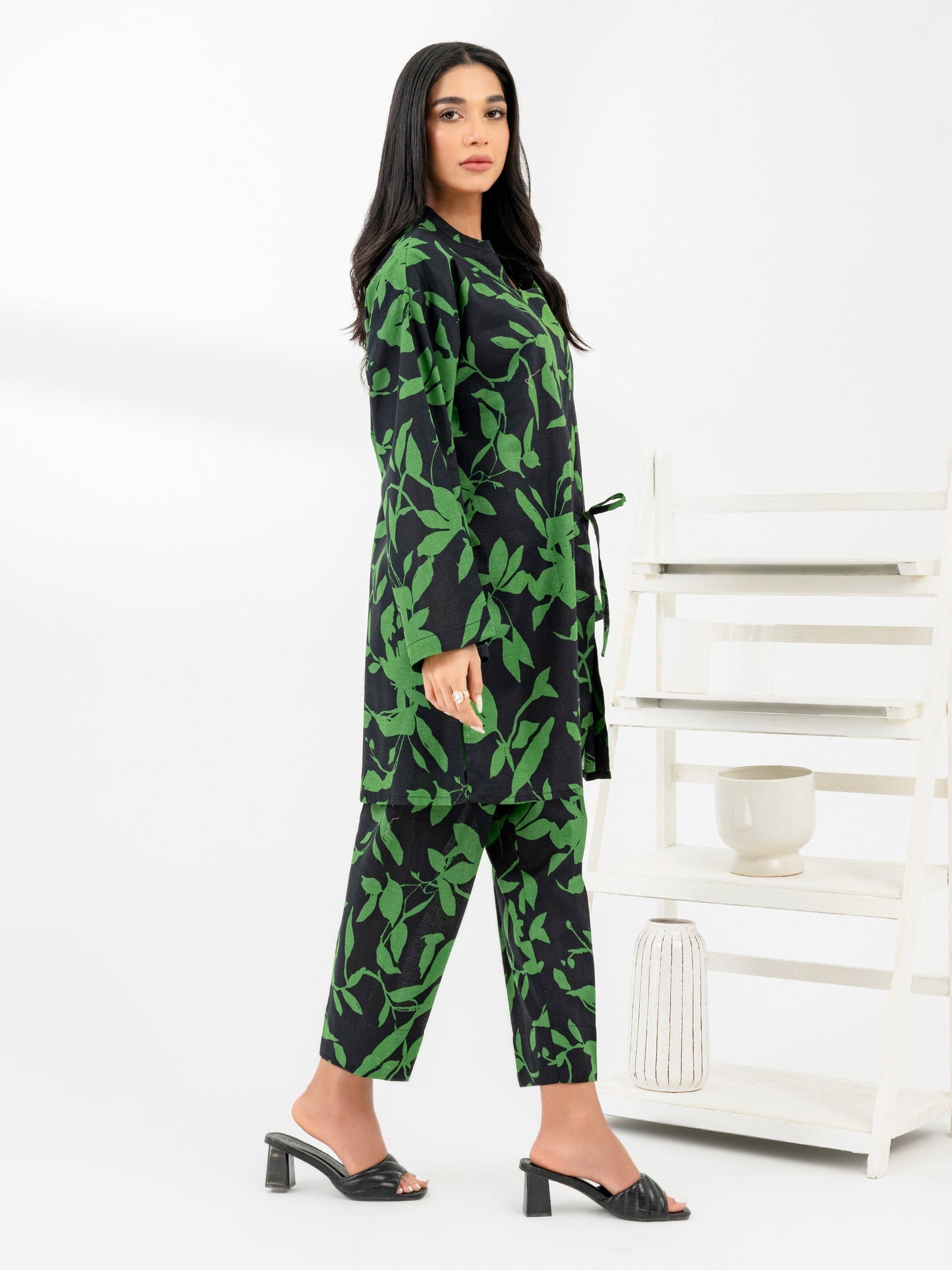 Khaddar Co-ord Set-Printed (Pret)