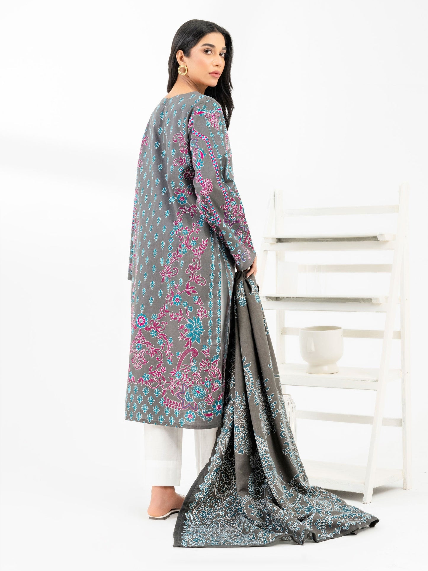 2 Piece Winter Cotton Suit-Printed (Pret)