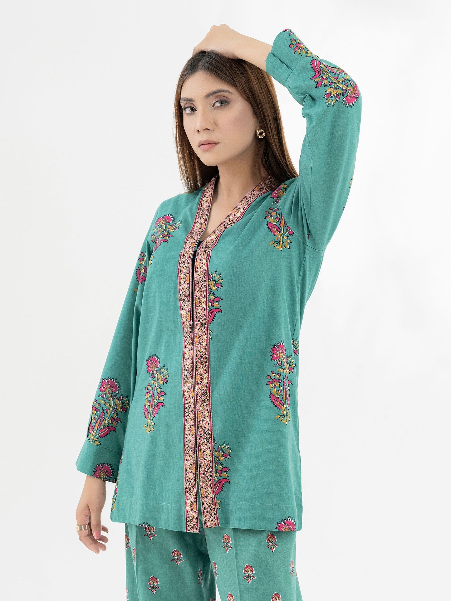 2 Piece Khaddar Suit-Printed (Pret)