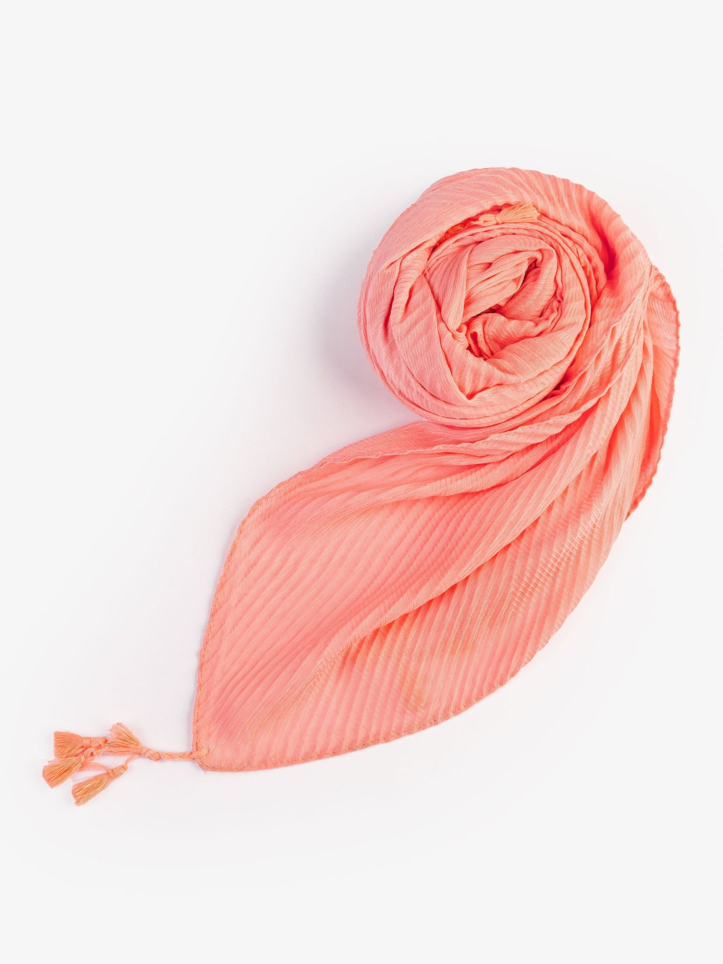 Dyed Crush Viscose Scarf