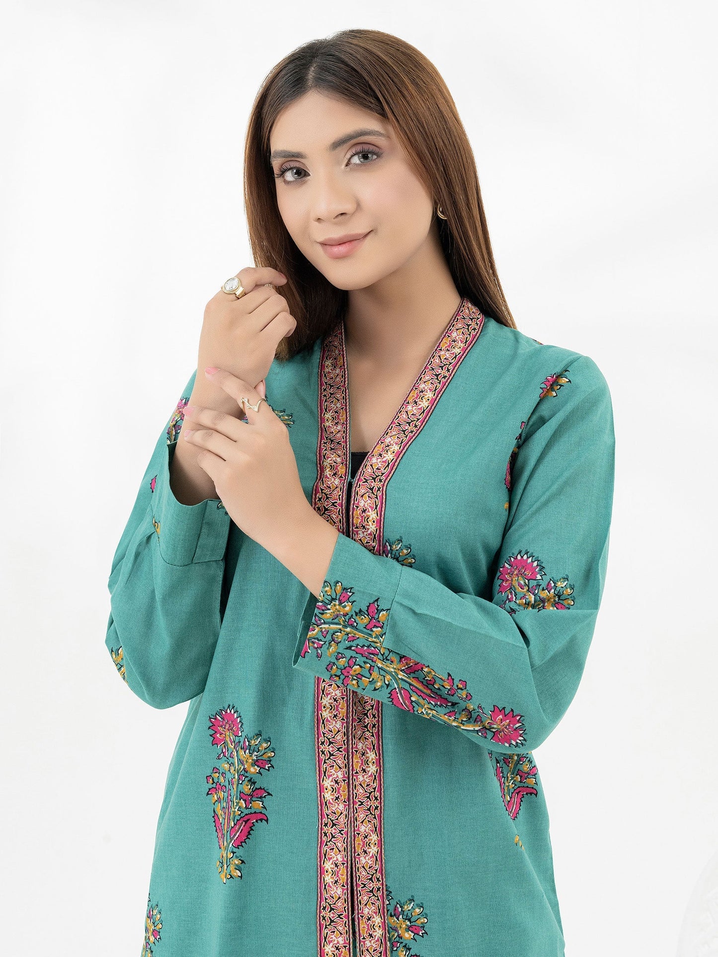 2 Piece Khaddar Suit-Printed (Pret)