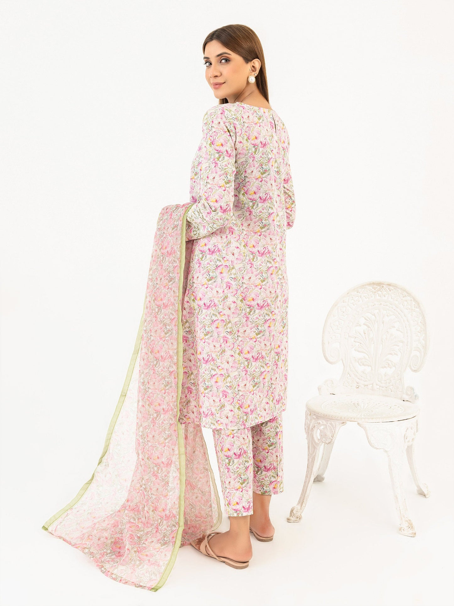 3 Piece Lawn Suit-Embroidered (Pret)